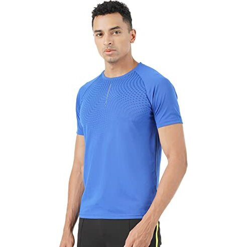 PUMPD Mens Regular Fit T-Shirt (PUMSS23MTS-031_Deep Blue Sea M)