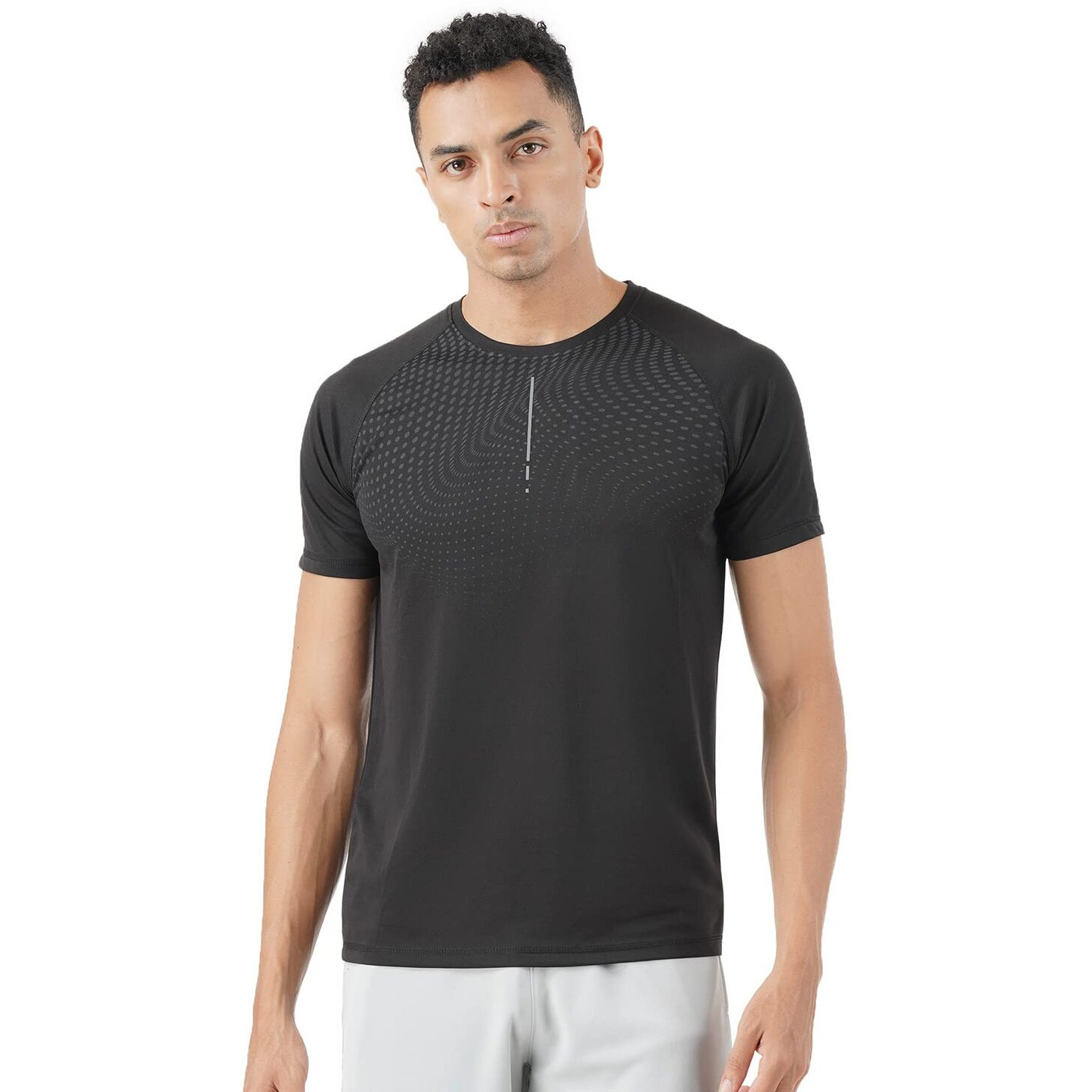 PUMPD Mens Regular Fit T-Shirt (PUMSS23MTS-031_Whacky Black XL)