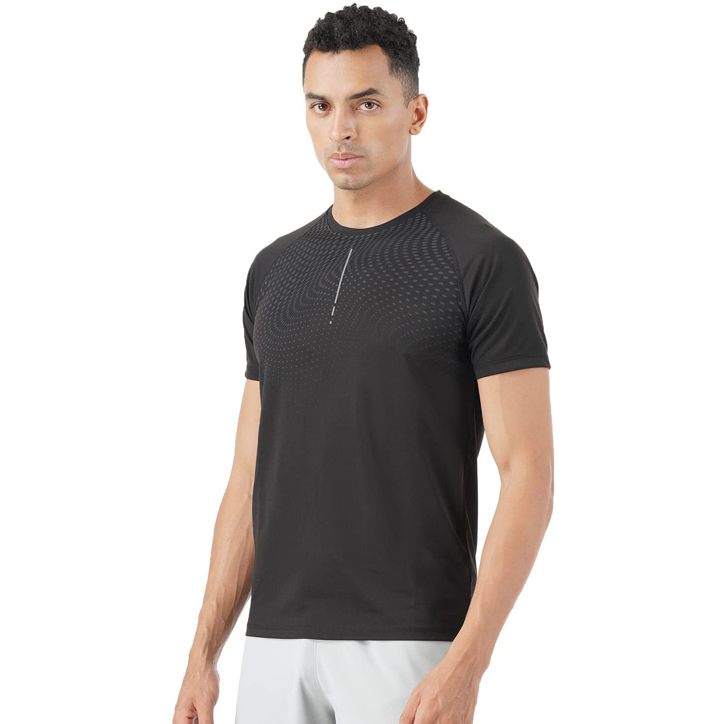PUMPD Mens Regular Fit T-Shirt (PUMSS23MTS-031_Whacky Black XL)
