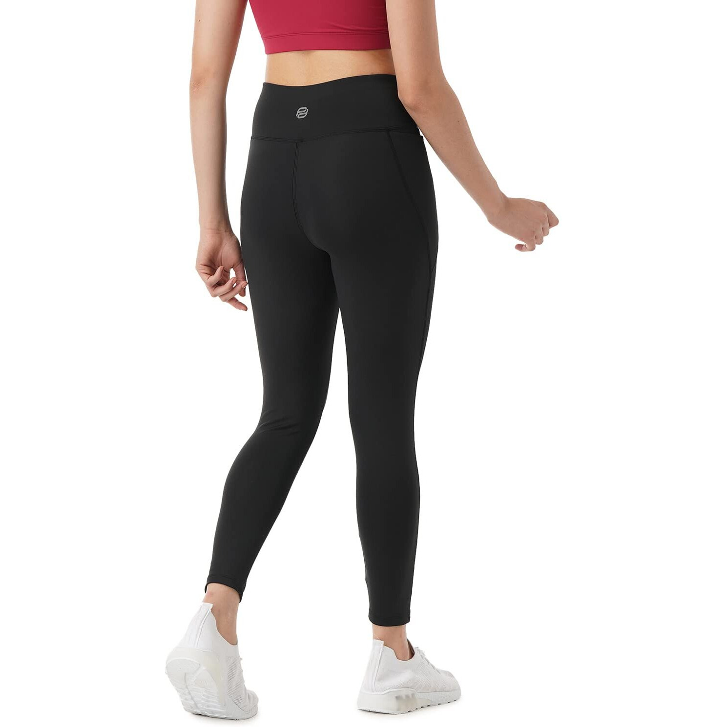 PUMPD Womens Stretchable Leggings -Two Deep Side Pockets, Ankle Length, Lightweight, Anti-Odor, Squat Proof, Dry Tech, Ultra Soft Seams