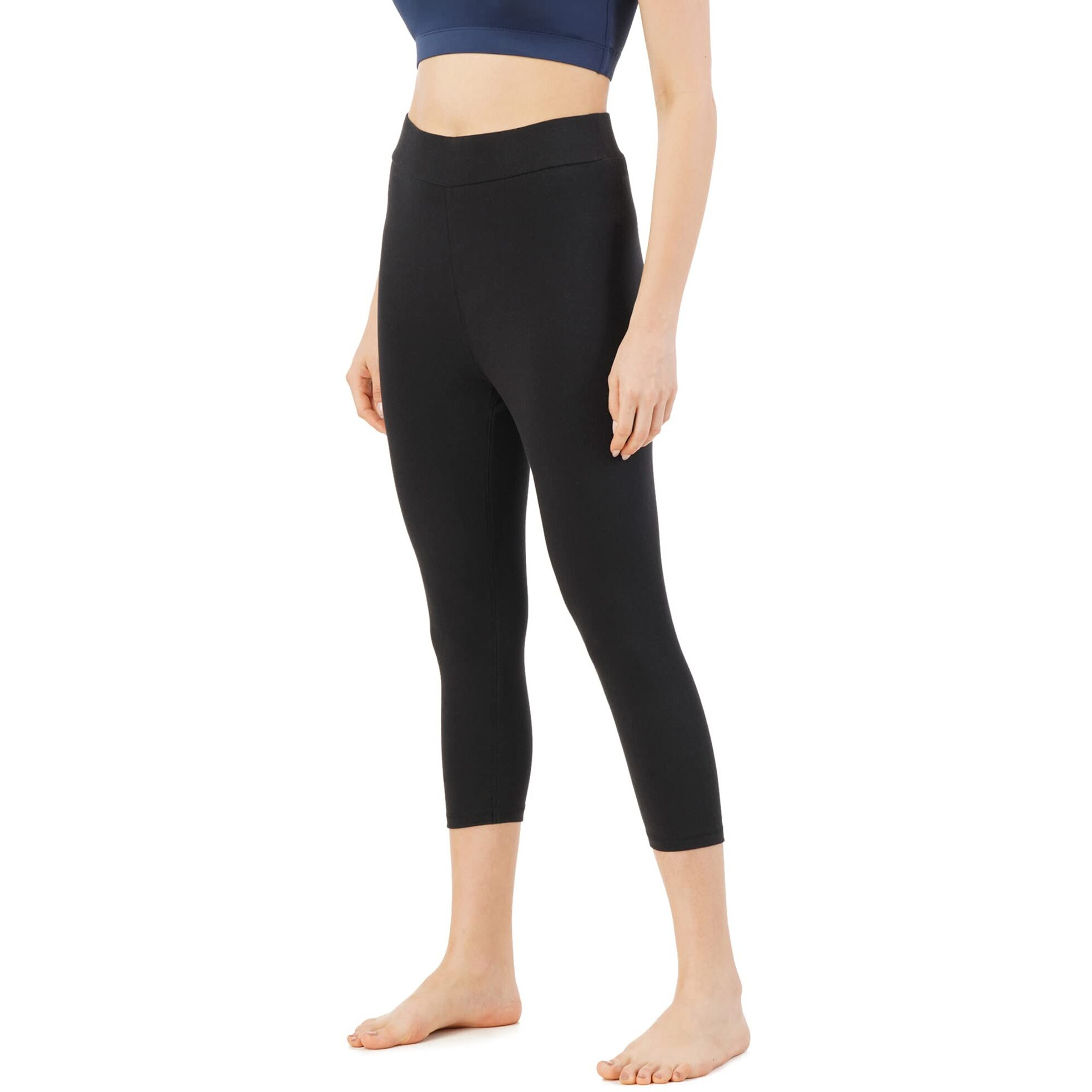 PUMPD Womens Regular Leggings (PUMSS23WCP-009_Black Hole_L)
