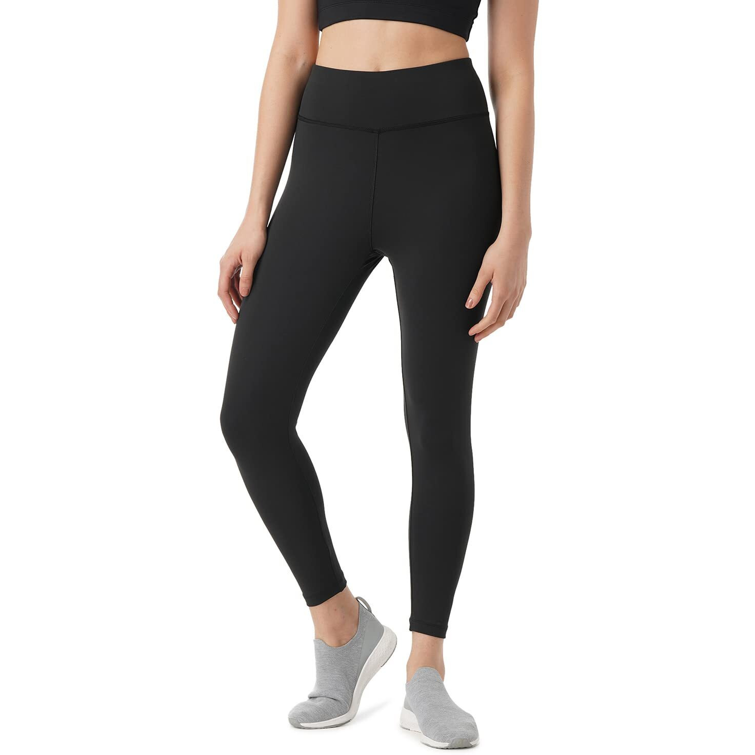 PUMPD Womens Regular Leggings (PUMSS23WLG-011_Black Hole_M)