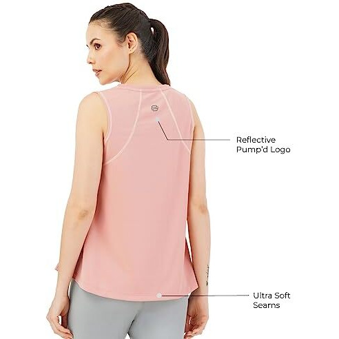 PUMPD Womens Solid Athletic Fit T-Shirt (PUMSS23WTK-004_Hearty Pink S)