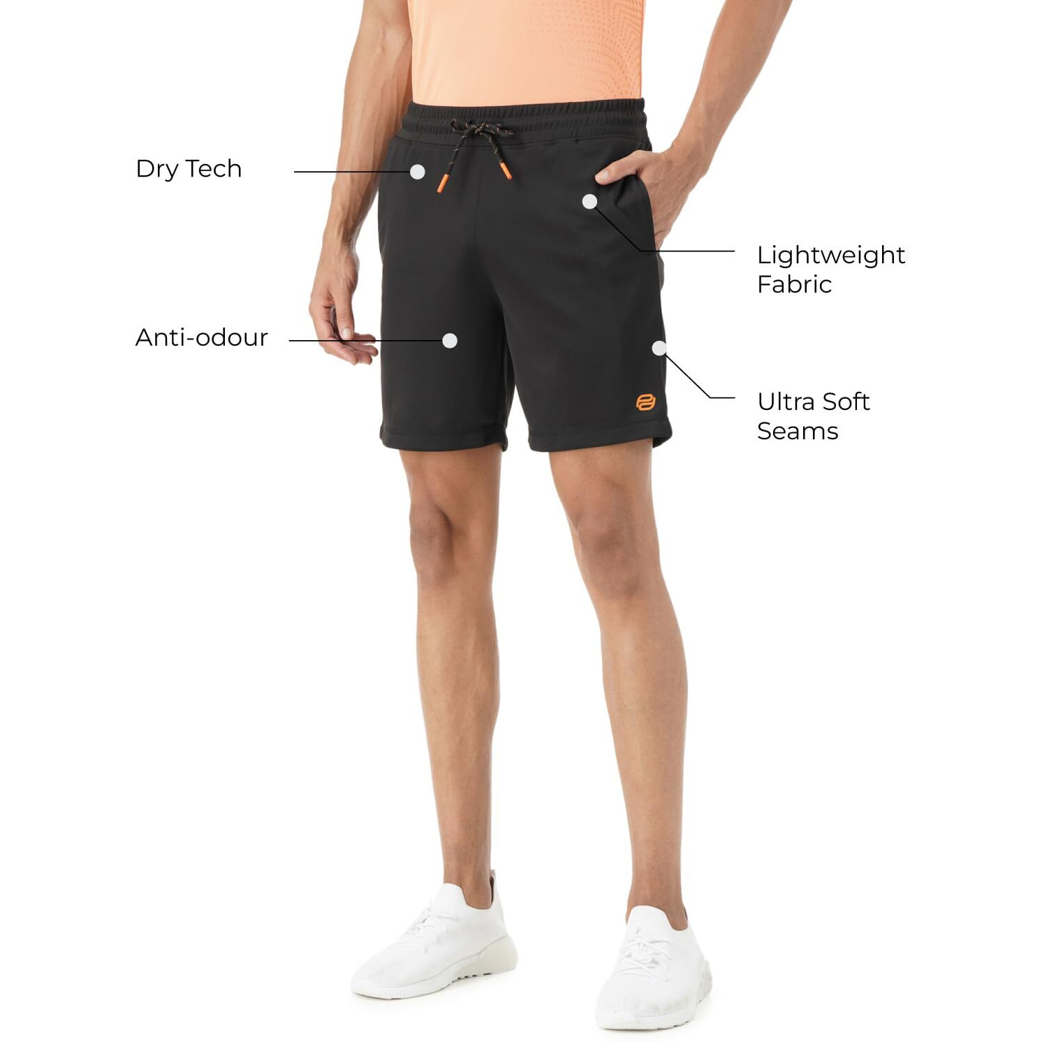 PUMPD Mens Bermuda Shorts (PUMSS23MSH-017_Whacky Black_M)
