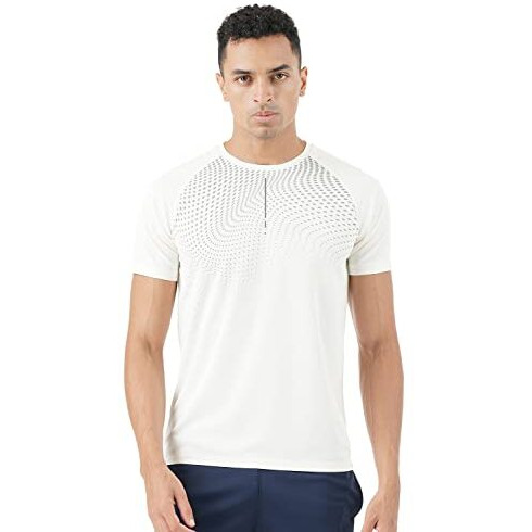 PUMPD Mens Regular Fit T-Shirt (PUMSS23MTS-031_Squat White S)