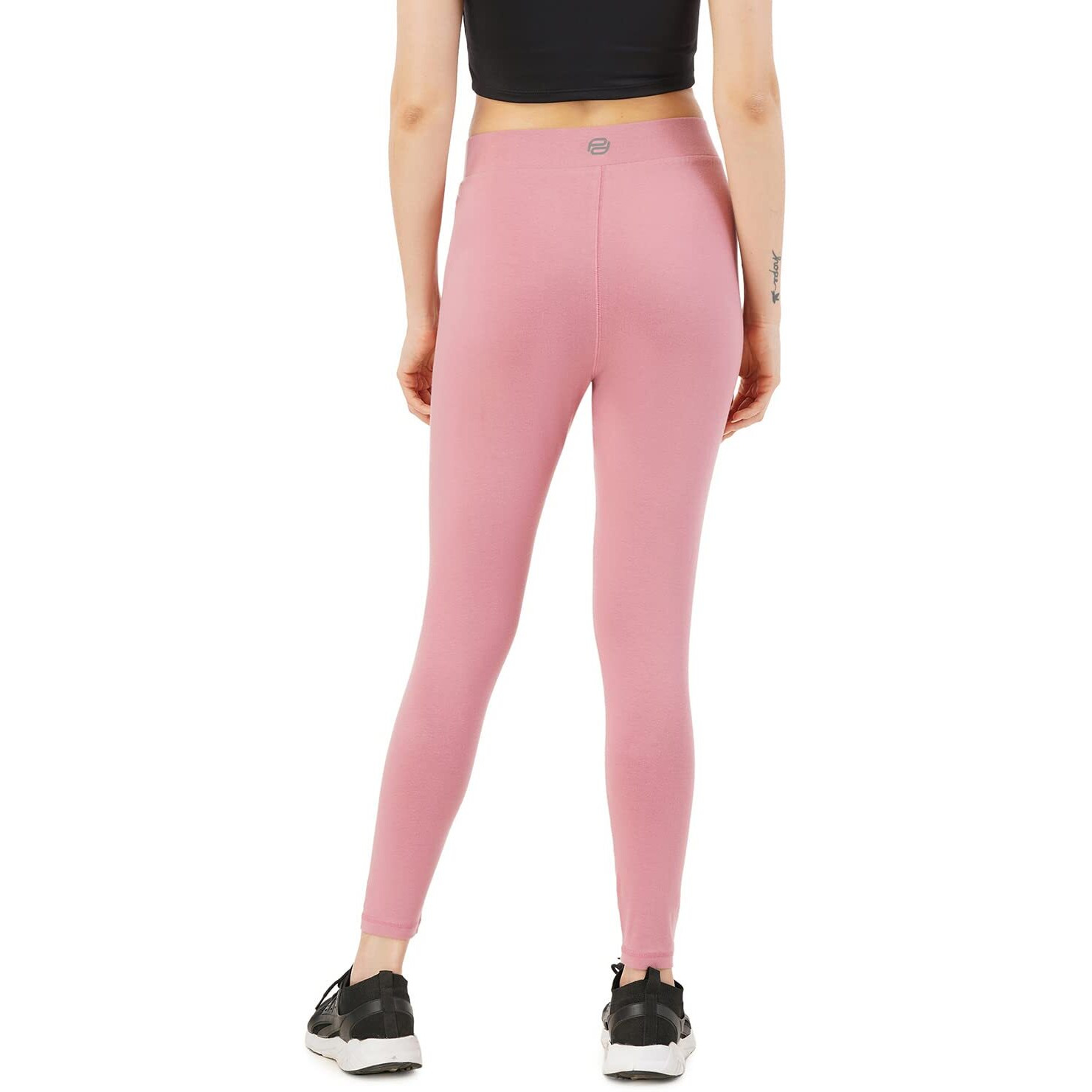 PUMPD Womens Regular Leggings (PUMSS23WLG-010_Burgundy Baddies_L)