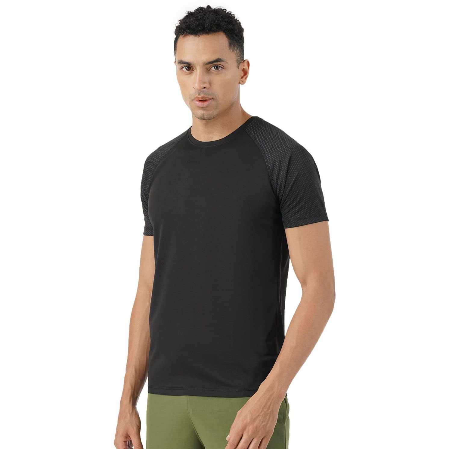 PUMPD Mens Regular Fit T-Shirt (PUMSS23MTS-030_Whacky Black L)