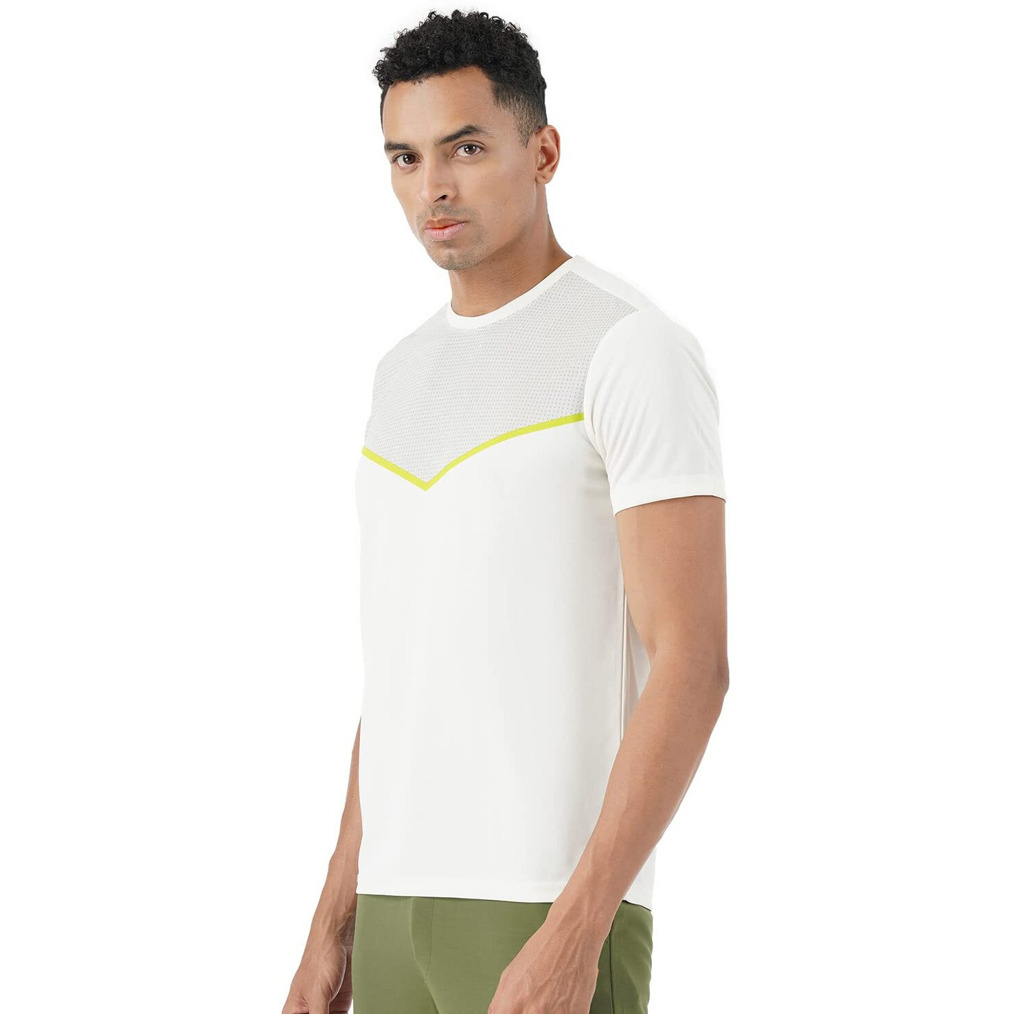 PUMPD Athleisure Mens Stylish T-Shirt for Gym -DryTech, Anti-Odor, Lightweight, Soft Seams, UV Protect