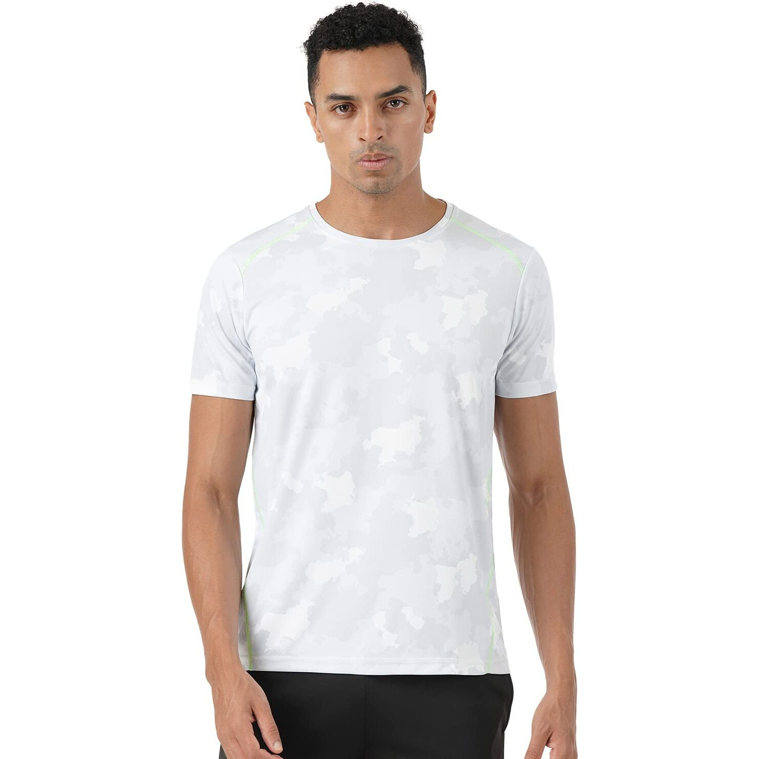 PUMPD Mens Regular Fit T-Shirt (PUMSS23MTS-033_Squat White L)