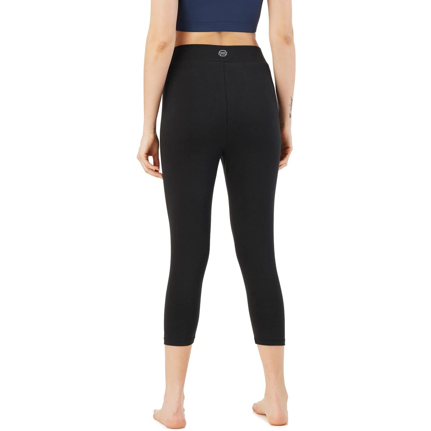 PUMPD Womens Regular Leggings (PUMSS23WCP-009_Black Hole_M)
