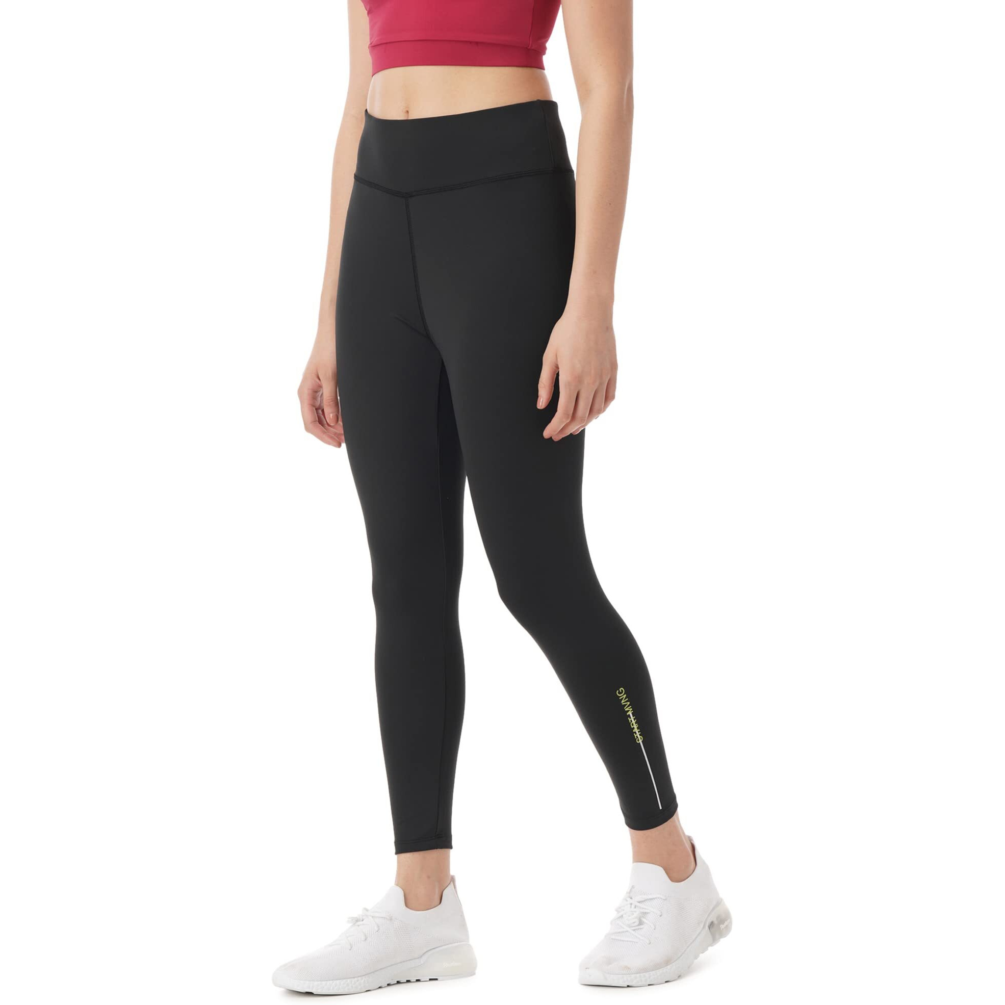PUMPD Womens Regular Leggings (PUMSS23WLG-014_Black Hole_L)