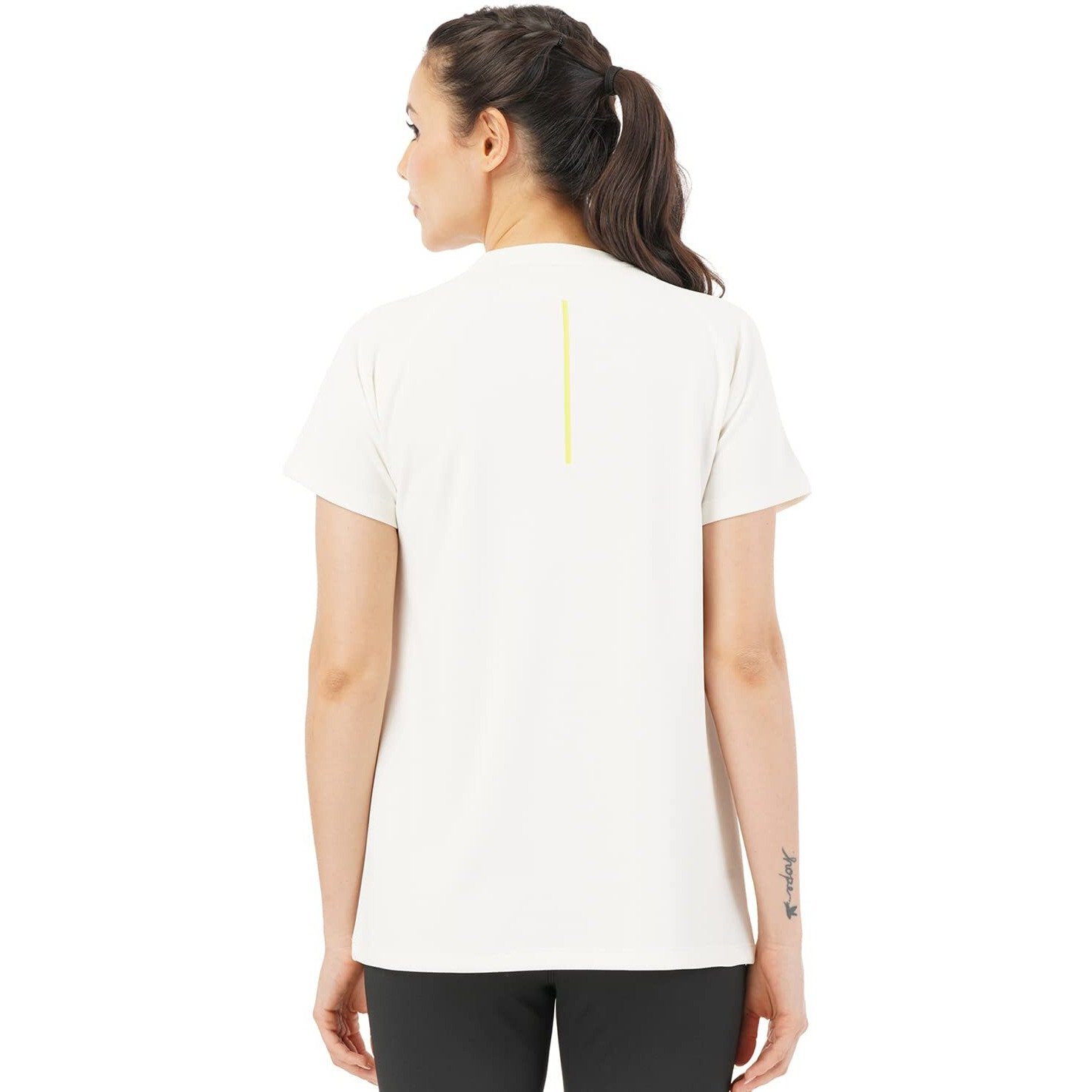 PUMPD Womens Solid Athletic Fit T-Shirt (PUMSS23WTP-007_Heavenly White S)