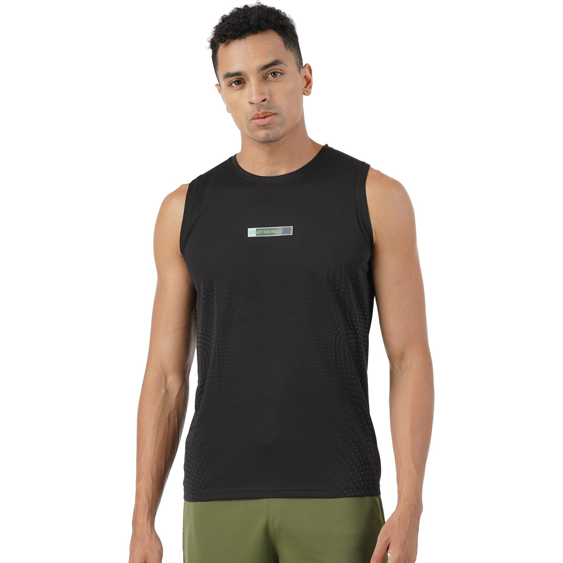 PUMPD Mens Regular Fit T-Shirt (PUMSS23MTK-029_Whacky Black XL)
