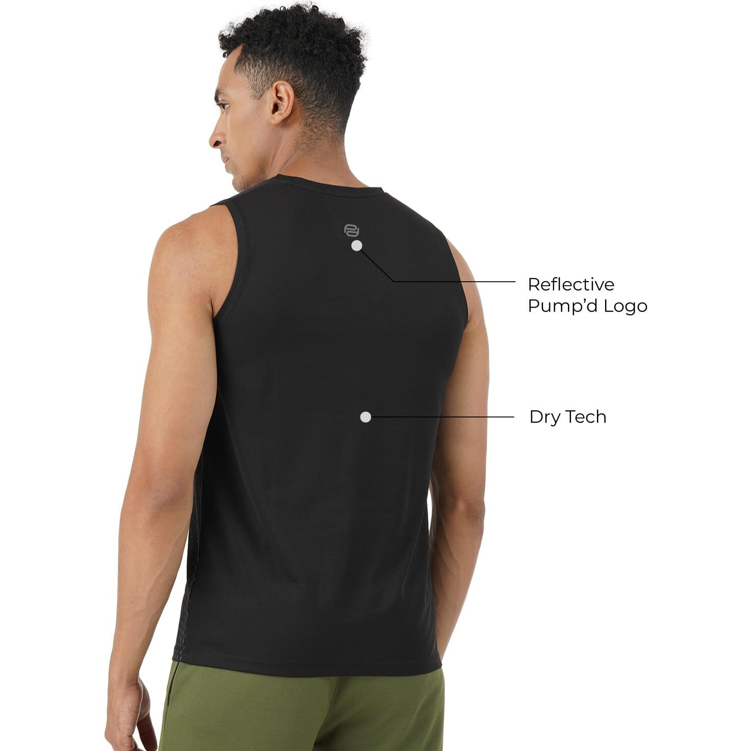 PUMPD Mens Regular Fit T-Shirt (PUMSS23MTK-029_Whacky Black XL)