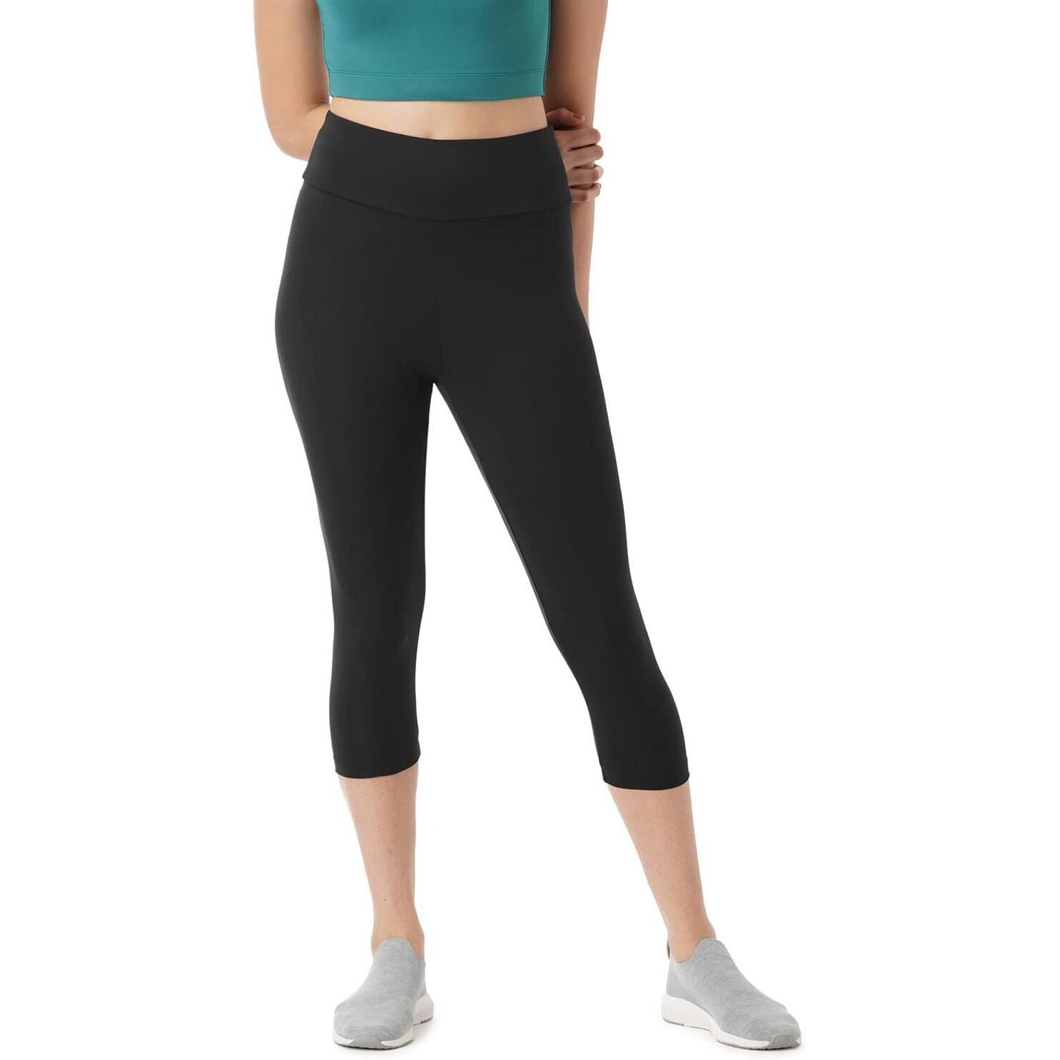 PUMPD Womens Regular Leggings (PUMSS23WCP-010_Black Hole_S)