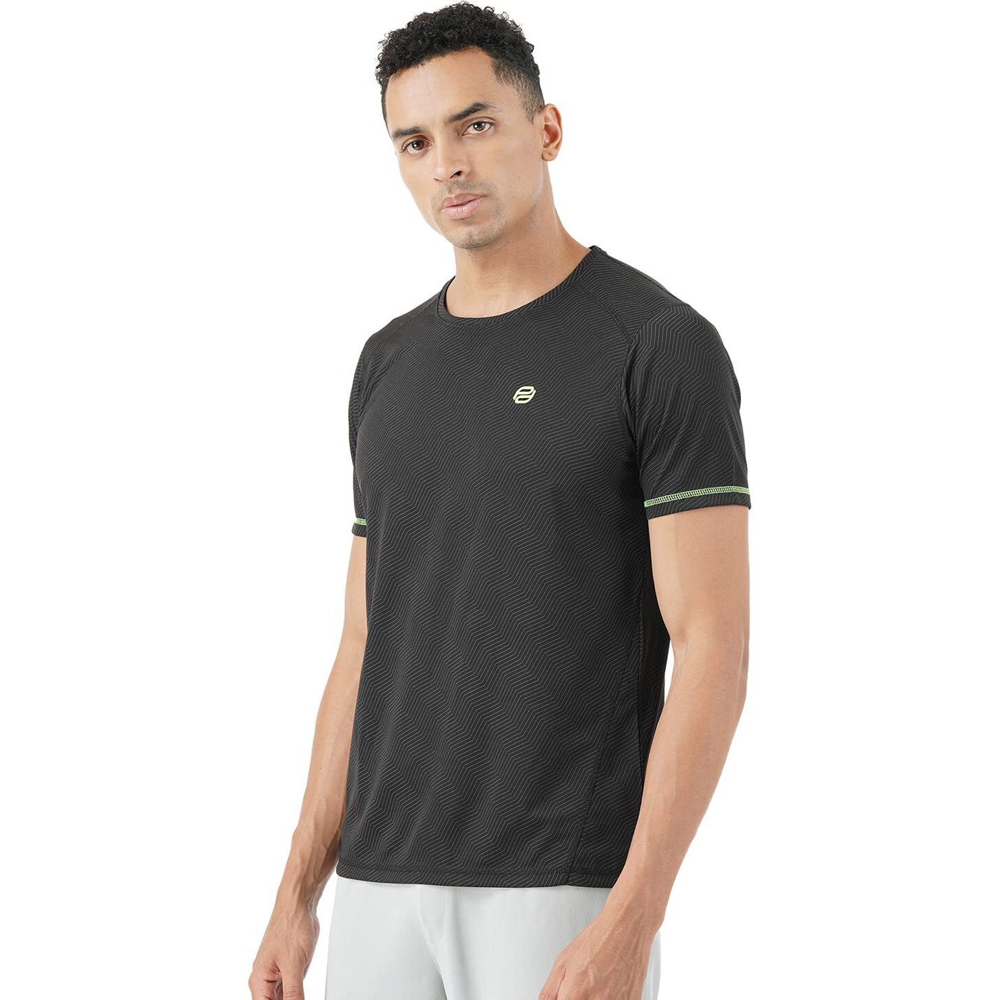 PUMPD Mens Regular Fit T-Shirt (PUMSS23MTS-034_Whacky Black XL)