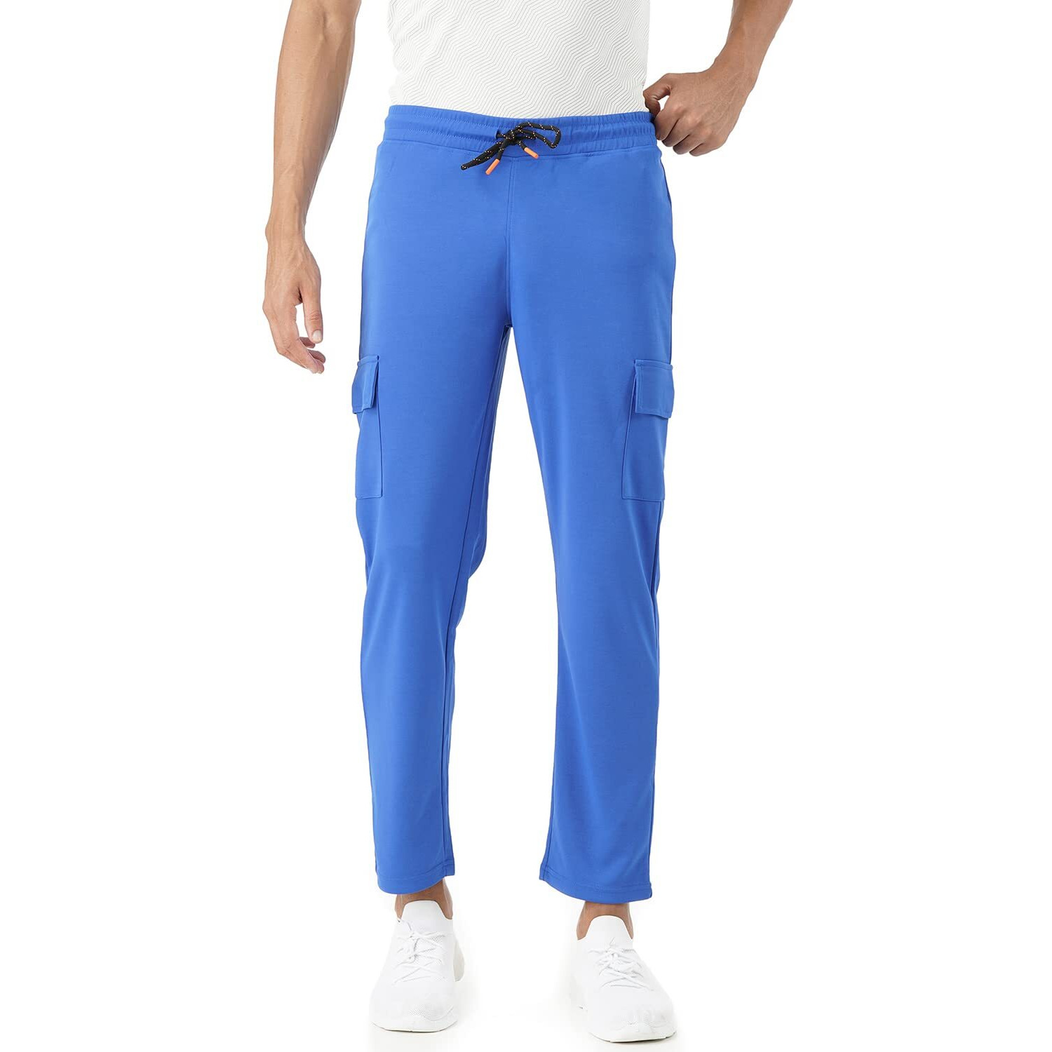 PUMPD Mens Regular Track Pants (PUMSS23MTR-019_Deep Blue Sea_L)