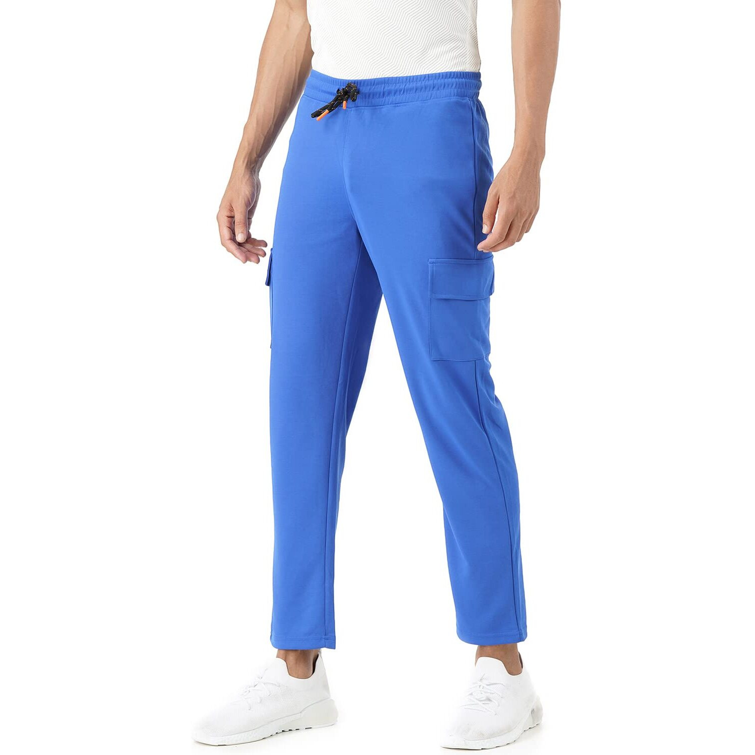 PUMPD Mens Regular Track Pants (PUMSS23MTR-019_Deep Blue Sea_L)