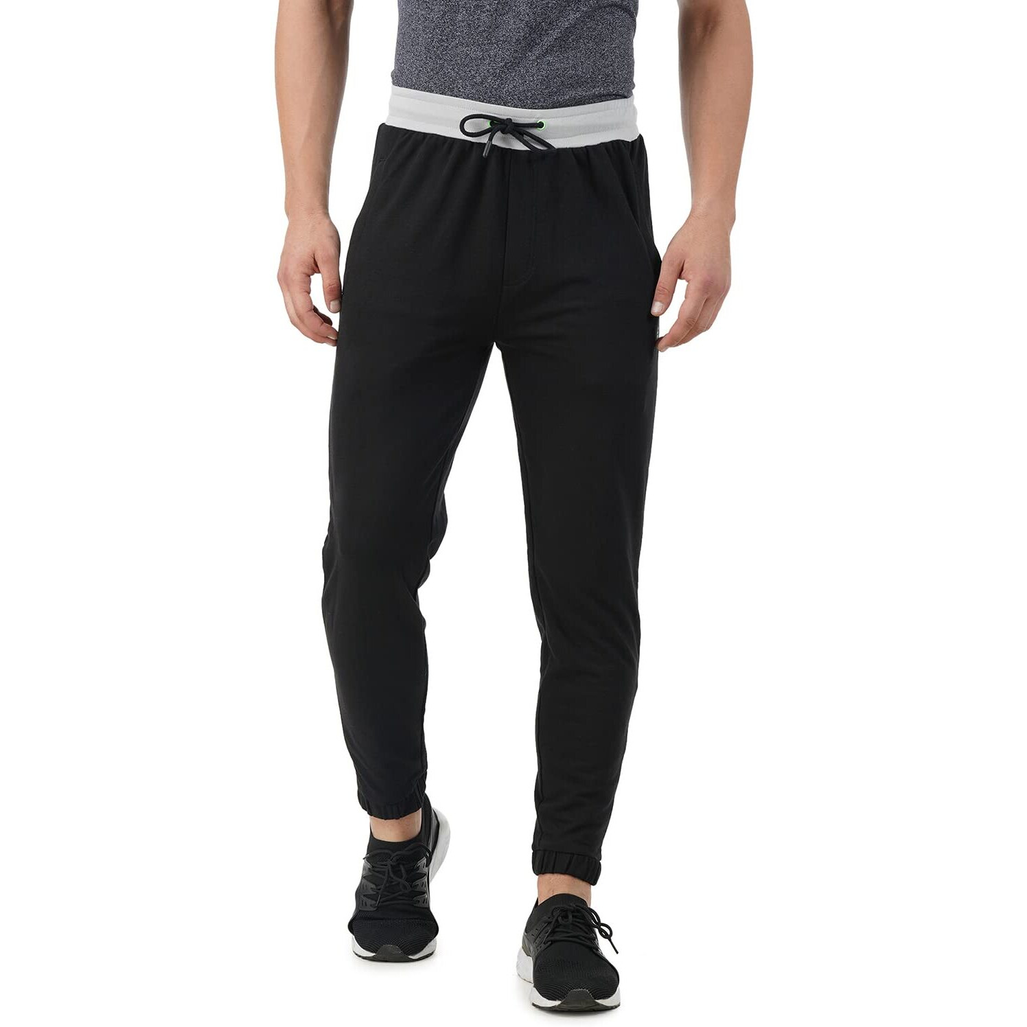 PUMPD Mens Regular Track Pants (PUMSS23MJG-023_Whacky Black_M)