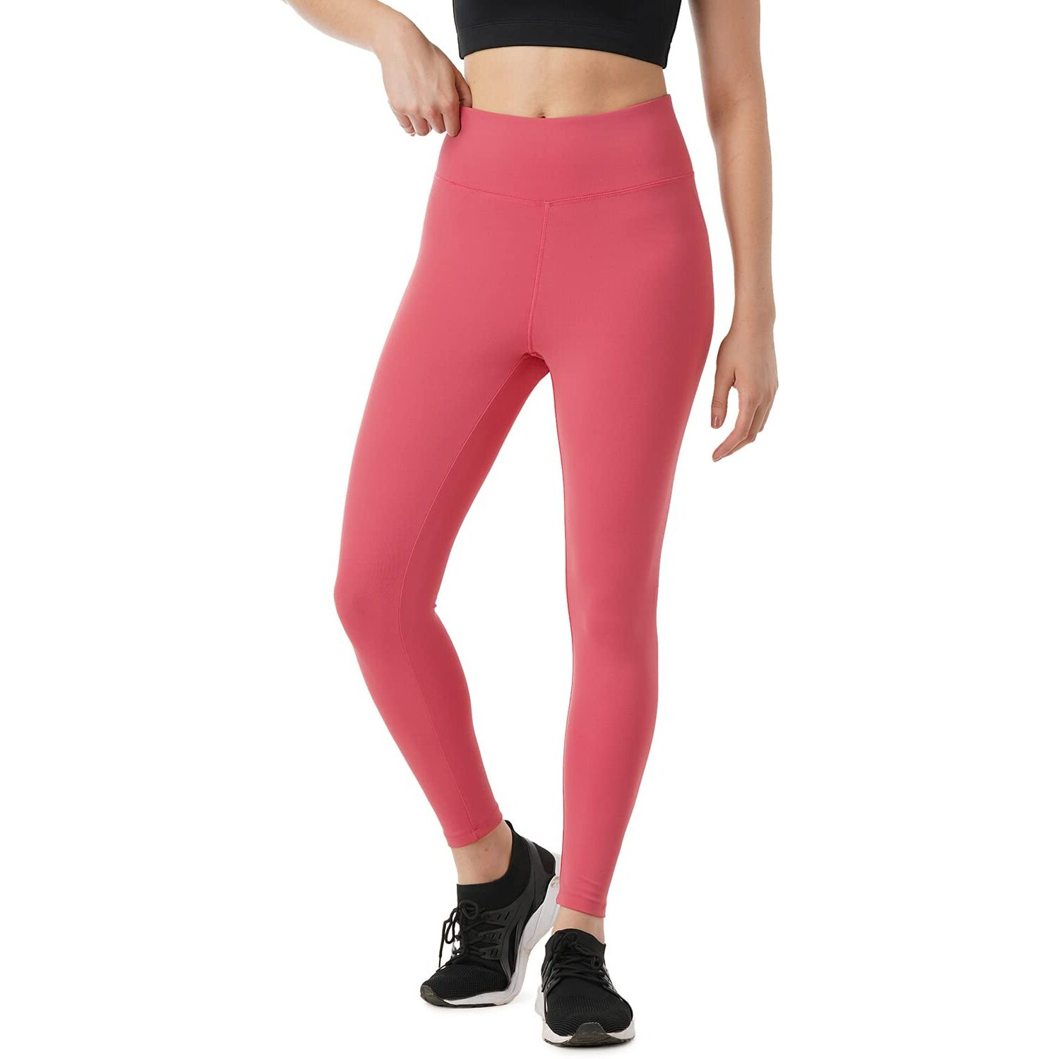 PUMPD Womens Regular Leggings (PUMSS23WLG-011_Burgundy Baddies_XL)