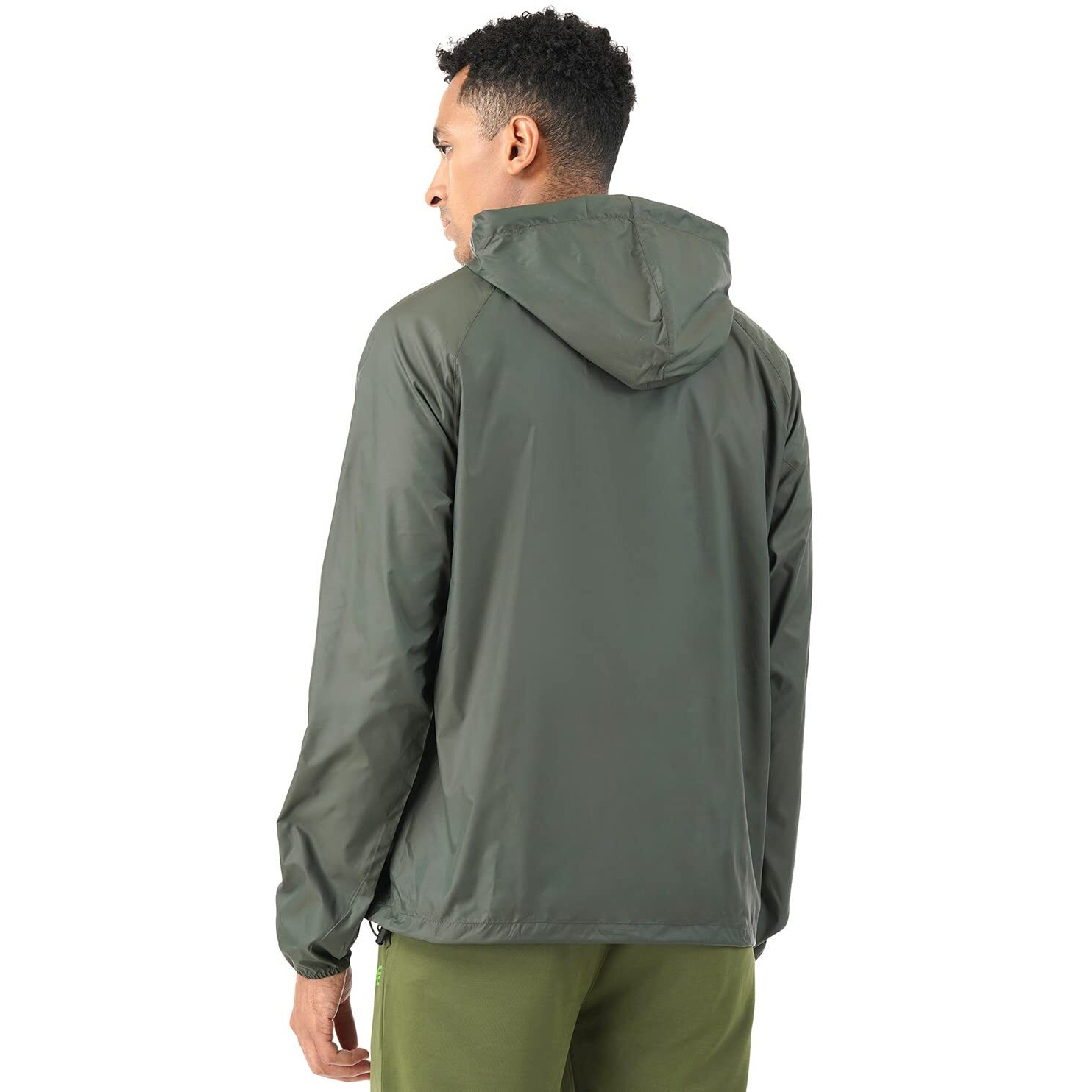 PUMPD Mens All-purpose Windcheater with Front Zip Closure & Hoodie -With Self Packing Kit