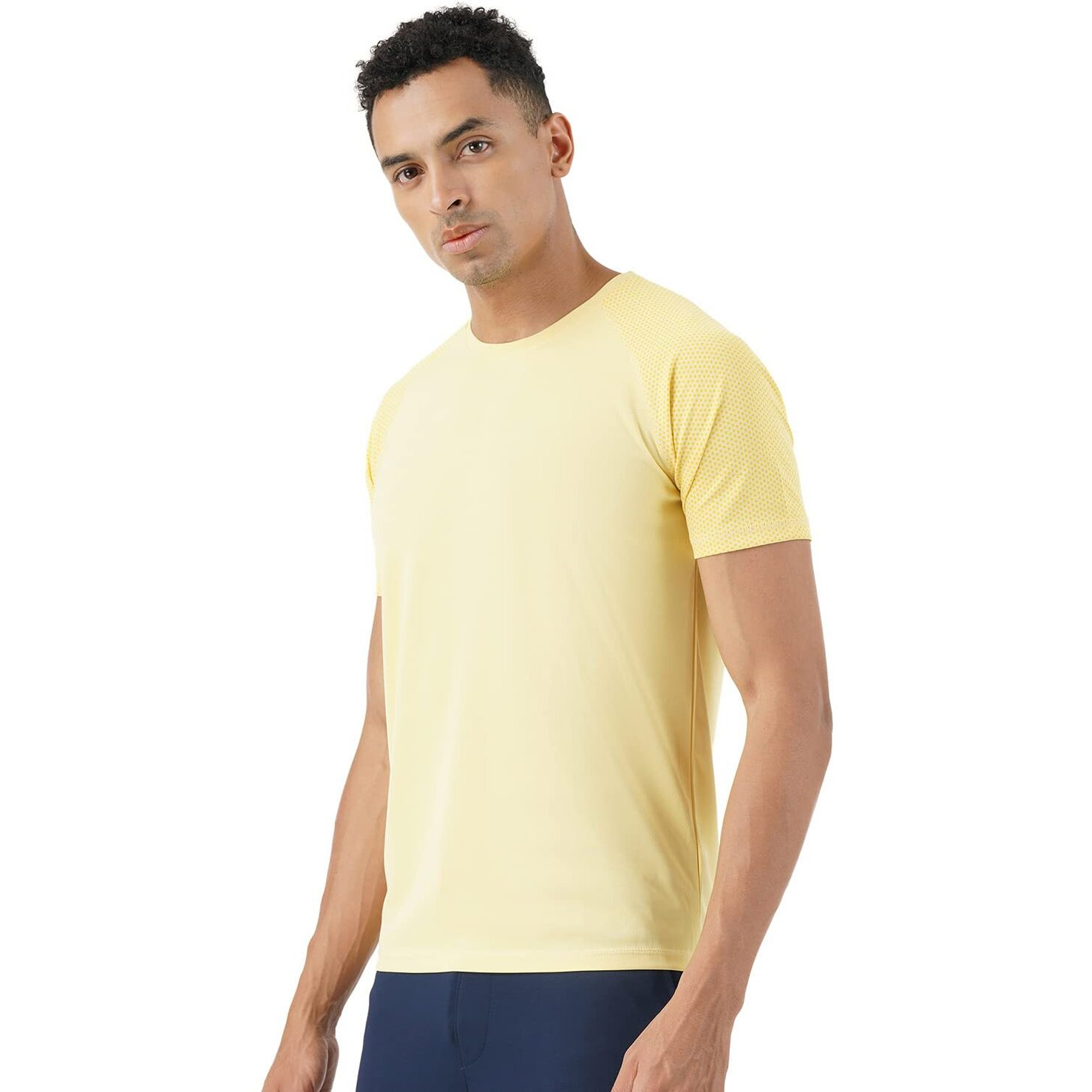 PUMPD Mens Regular Fit T-Shirt (PUMSS23MTS-030_Yellow Fellow M)