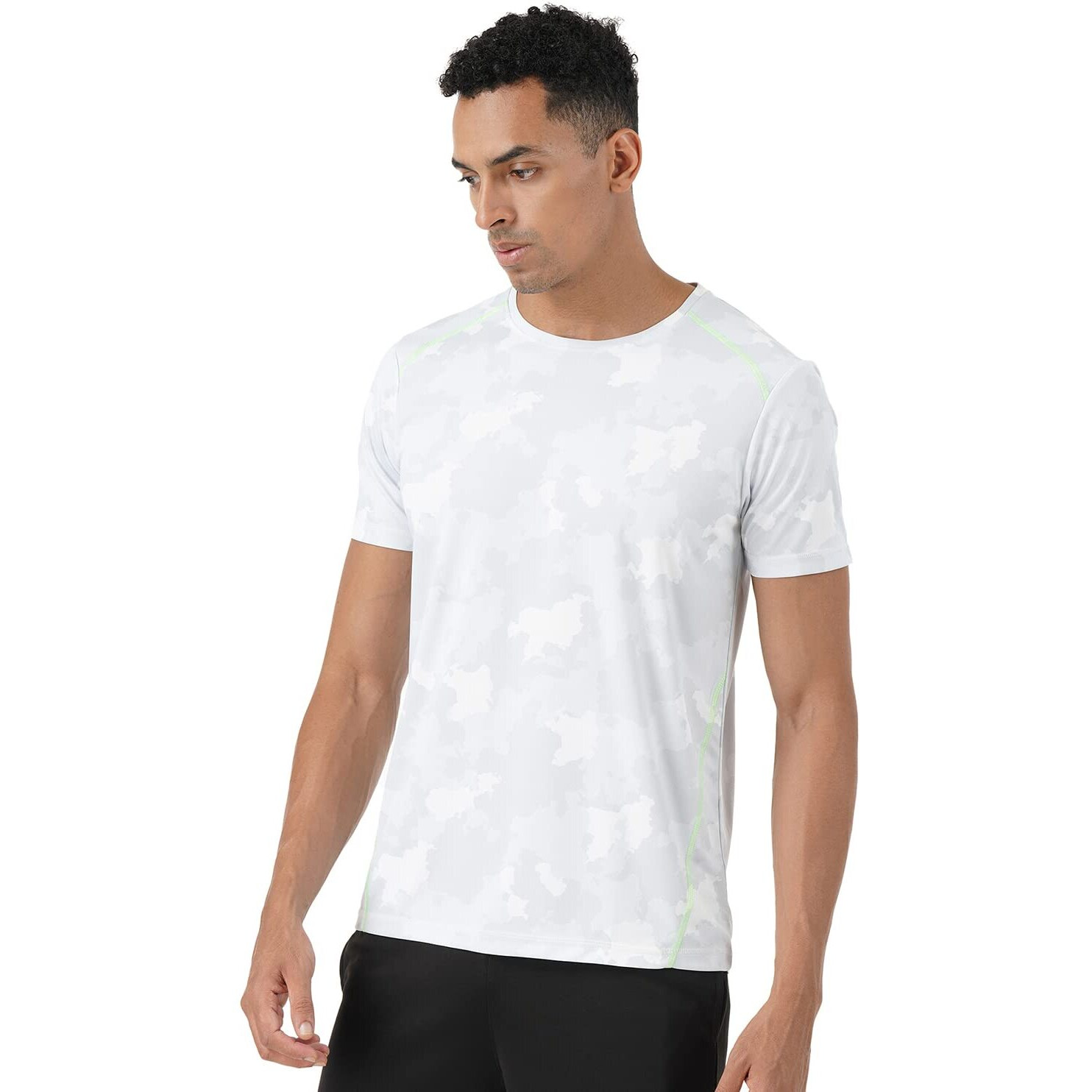PUMPD Mens Regular Fit T-Shirt (PUMSS23MTS-033_Squat White S)