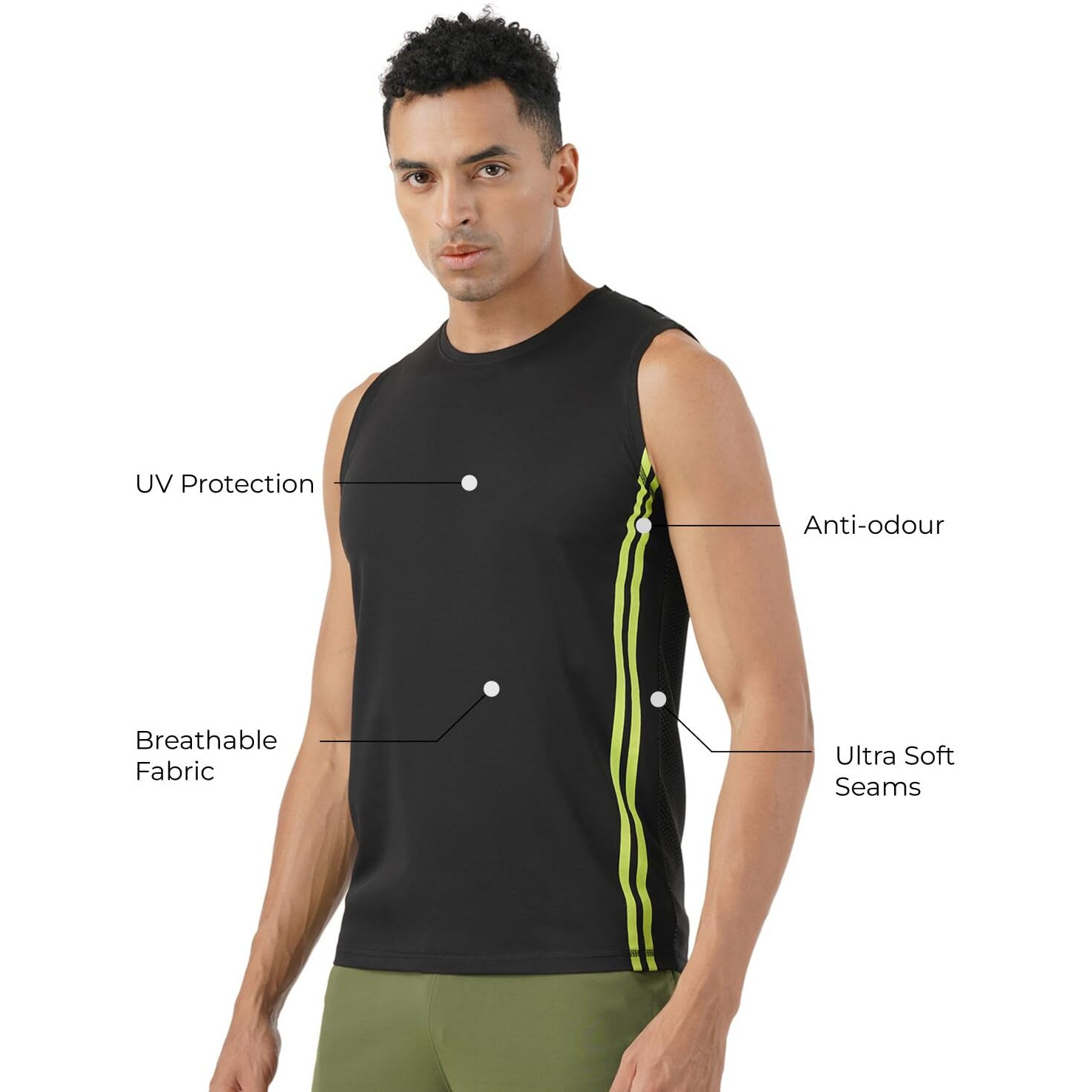 PUMPD Mens Regular Fit T-Shirt (PUMSS23MTK-028_Whacky Black M)