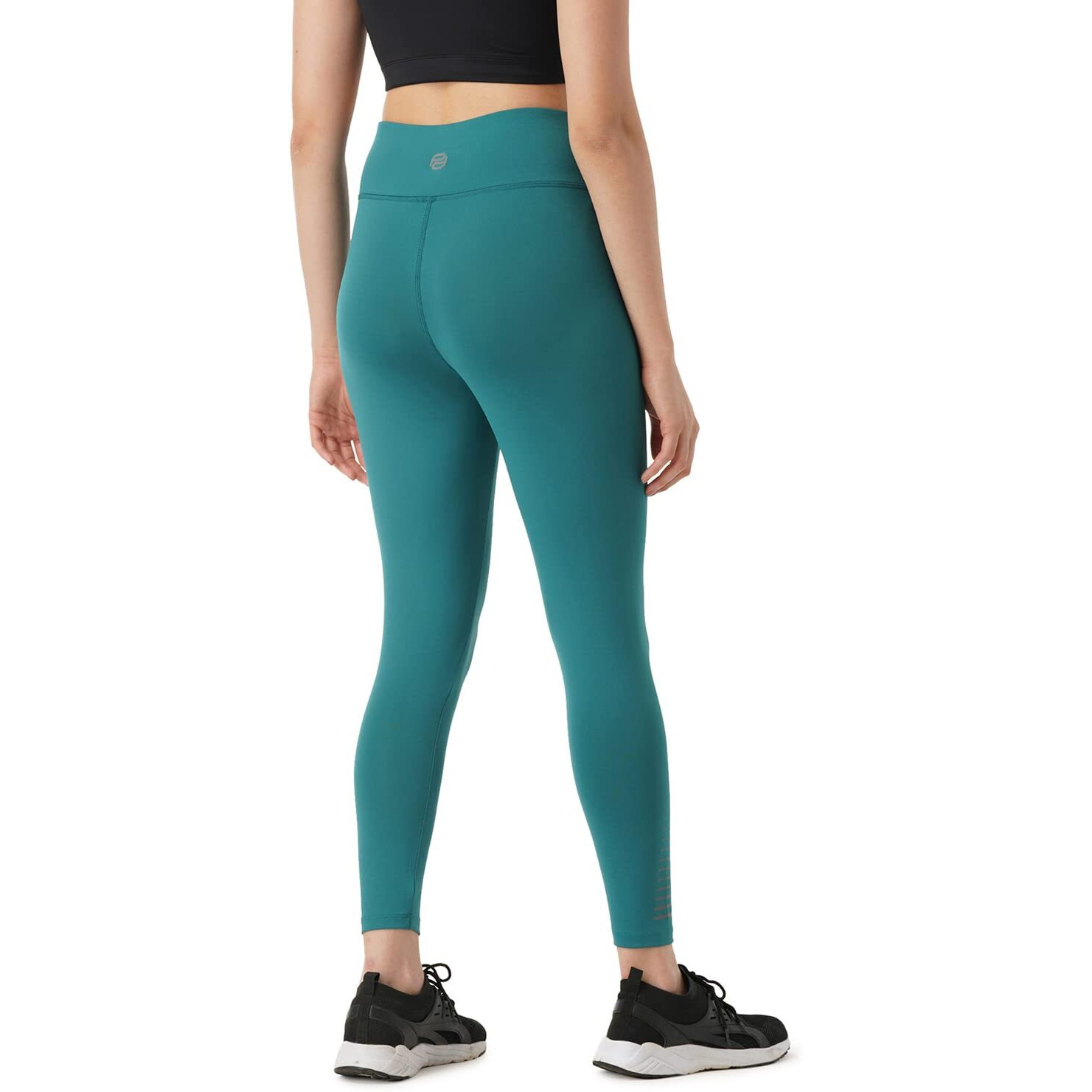 PUMPD Womens Regular Leggings (PUMSS23WLG-013_Green Queen_M)