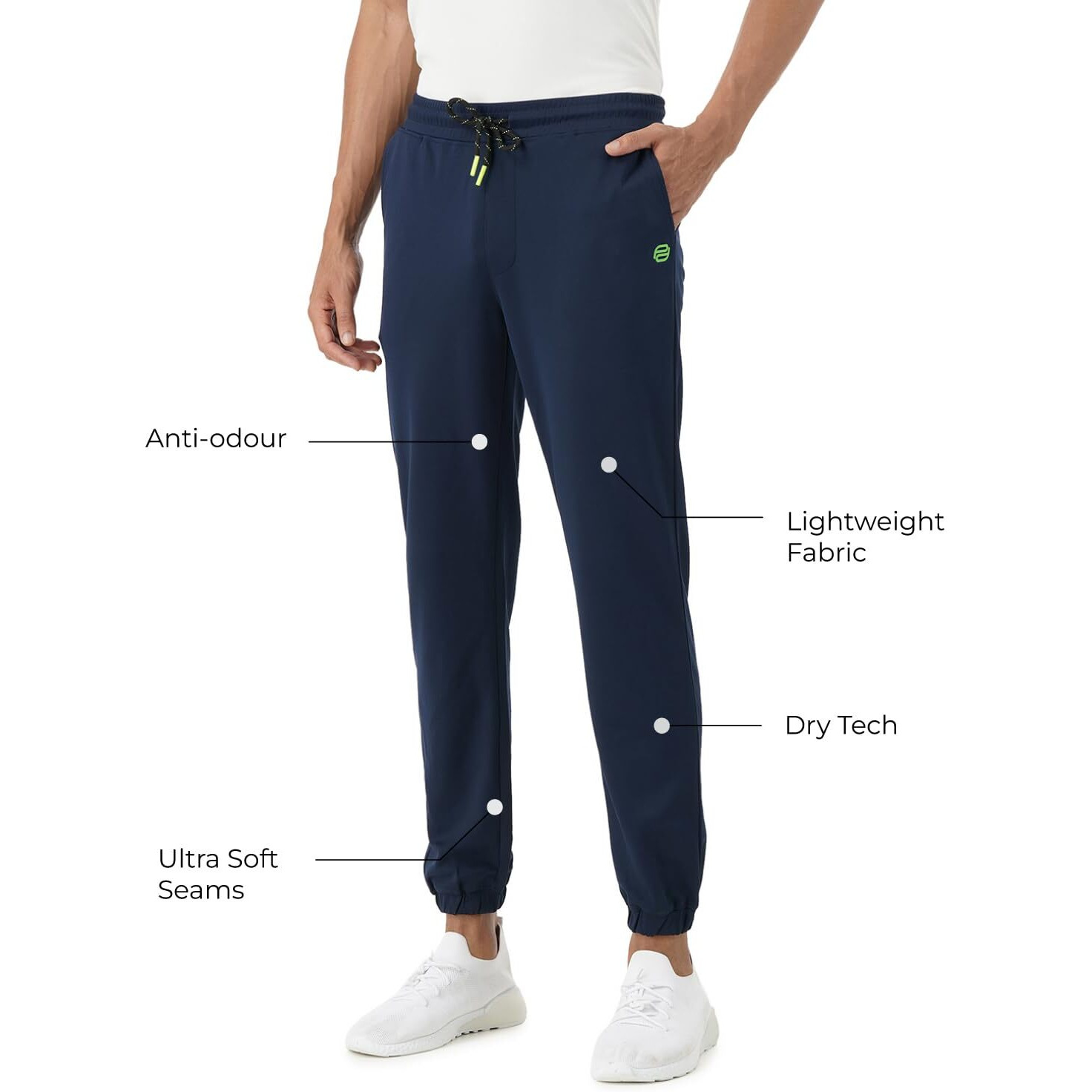 PUMPD Mens Regular Track Pants (PUMSS23MJG-024_Wavy Navy_S)
