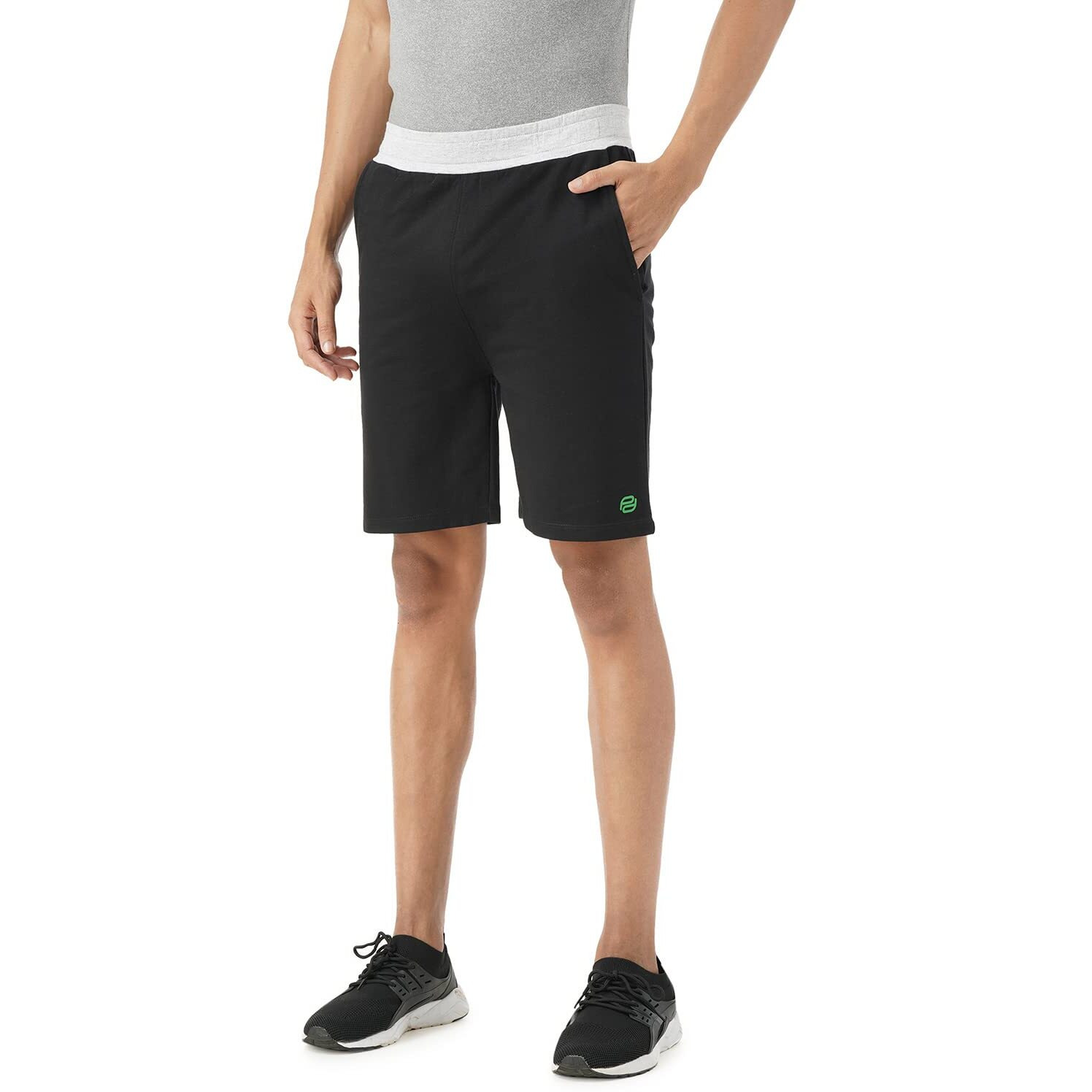 PUMPD Mens Bermuda Shorts (PUMSS23MSH-018_Whacky Black_L)