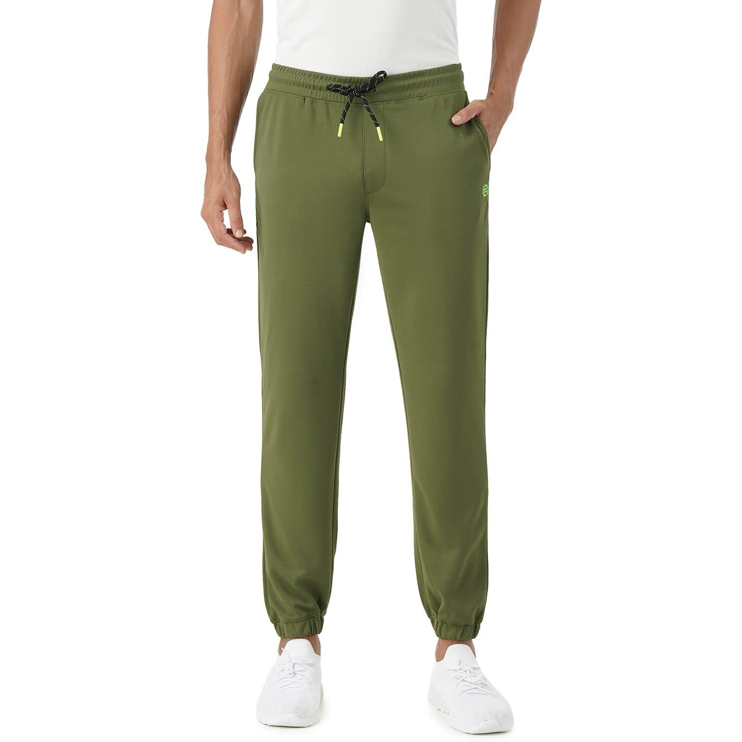 PUMPD Mens Regular Track Pants (PUMSS23MJG-024_Olive-r Twist_S)