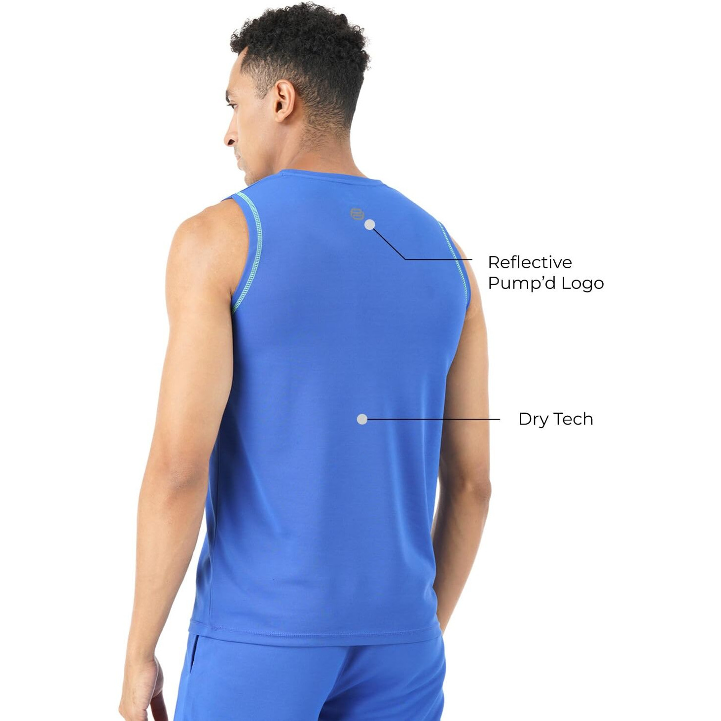 PUMPD Mens Regular Fit T-Shirt (PUMSS23MTK-027_Deep Blue Sea L)