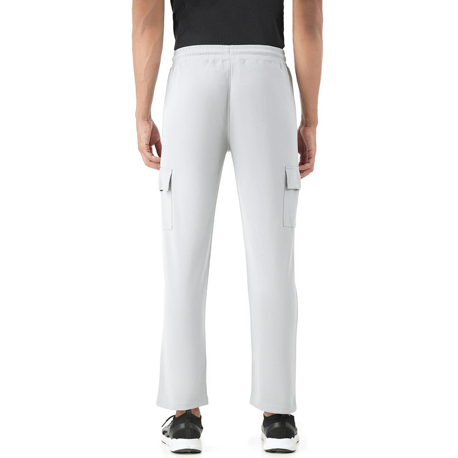 PUMPD Mens Regular Track Pants (PUMSS23MTR-019_Silver Grey_S)