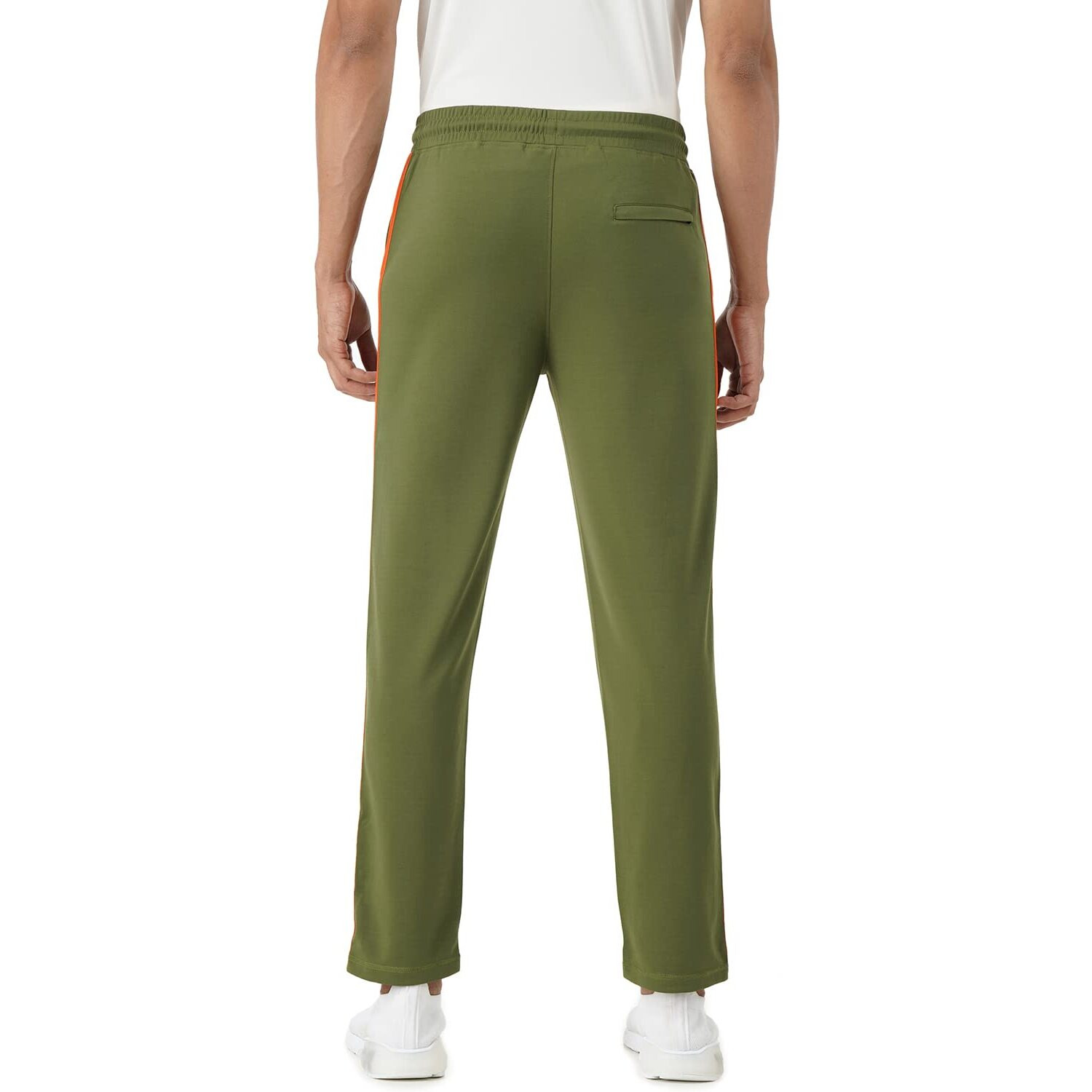PUMPD Mens Regular Track Pants (PUMSS23MTR-021_Olive-r Twist_S)