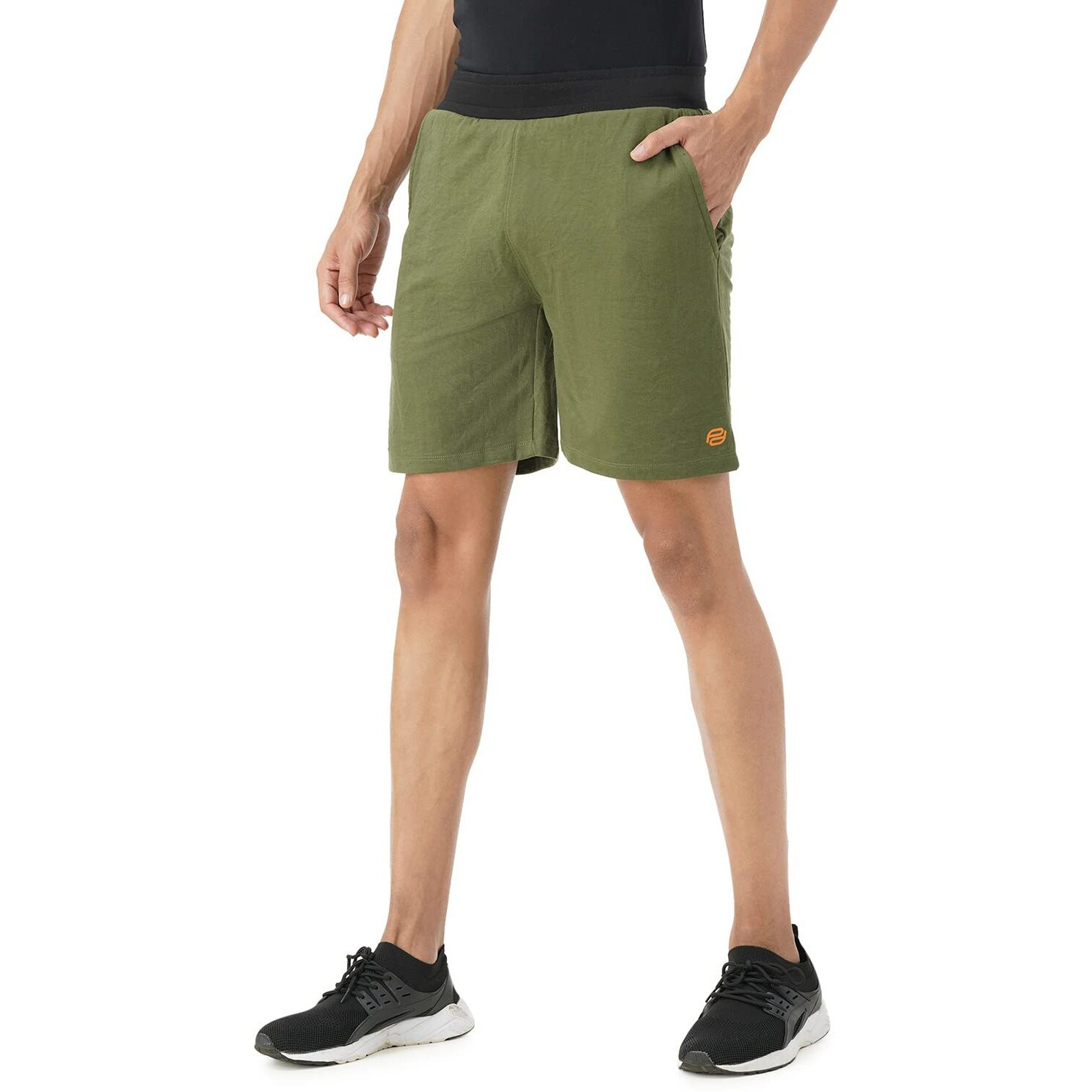 PUMPD Mens Bermuda Shorts (PUMSS23MSH-018_Olive-r Twist_M)
