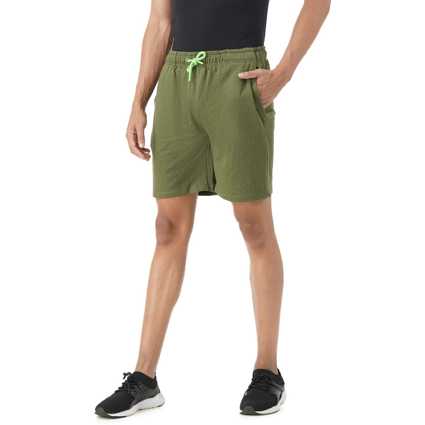PUMPD Mens Bermuda Shorts (PUMSS23MSH-019_Olive-r Twist_M)