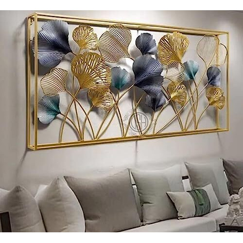 DSH CRAFTING YOUR CURIOSITY Metal Wall Art Wall Sculptures Hanging Perfect For Home Decorations Living Room Bedroom. (07-DOUBLEframe)