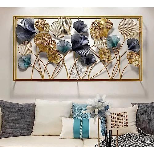 DSH CRAFTING YOUR CURIOSITY Metal Wall Art Wall Sculptures Hanging Perfect For Home Decorations Living Room Bedroom. (07-DOUBLEframe)