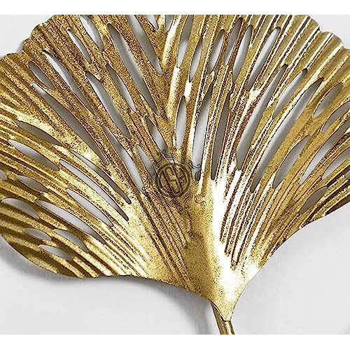 DSH CRAFTING YOUR CURIOSITY Metal Wall Art Wall Sculptures Hanging Perfect For Home Decorations Living Room Bedroom. (06-LEAFframe)