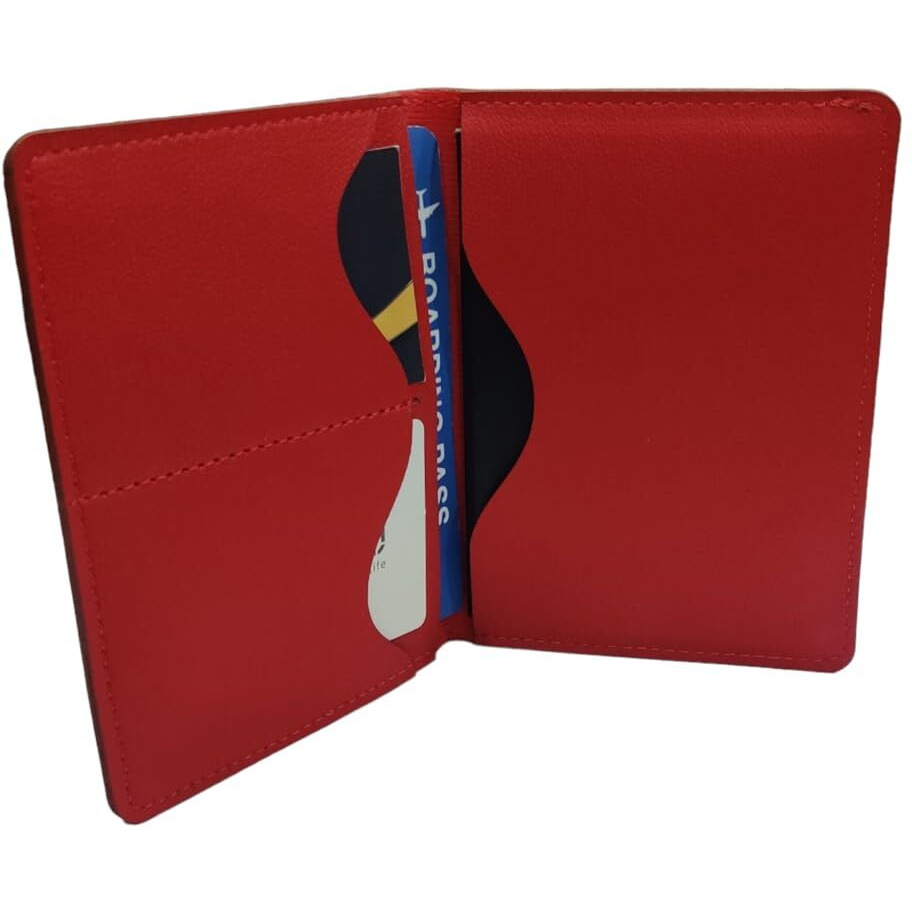 Giftsclub Polyurethane Unisex wallet(RED)