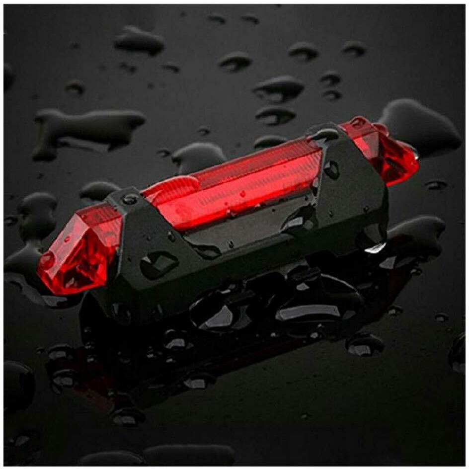 FASTPED  Bicycle LED Light USB Rechargeable Light Cycling Lamp Tail Light (red)