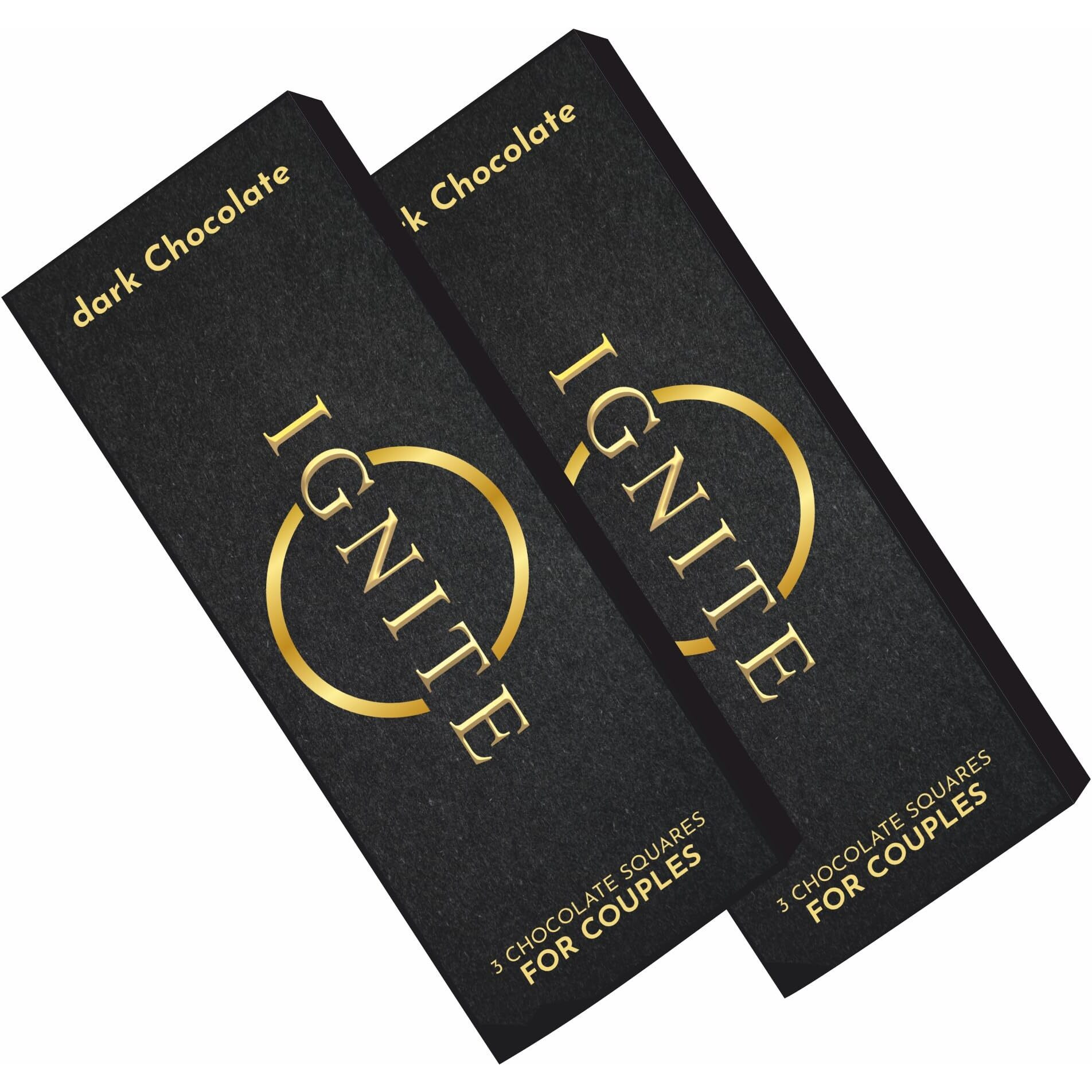 Ignite Chocolate Bars (2 Box) | Luxurious Dark Chocolate for Uplifting Mood & Vitality | Ideal for Men & Women,Vegetarian and Gluten-Free Delight