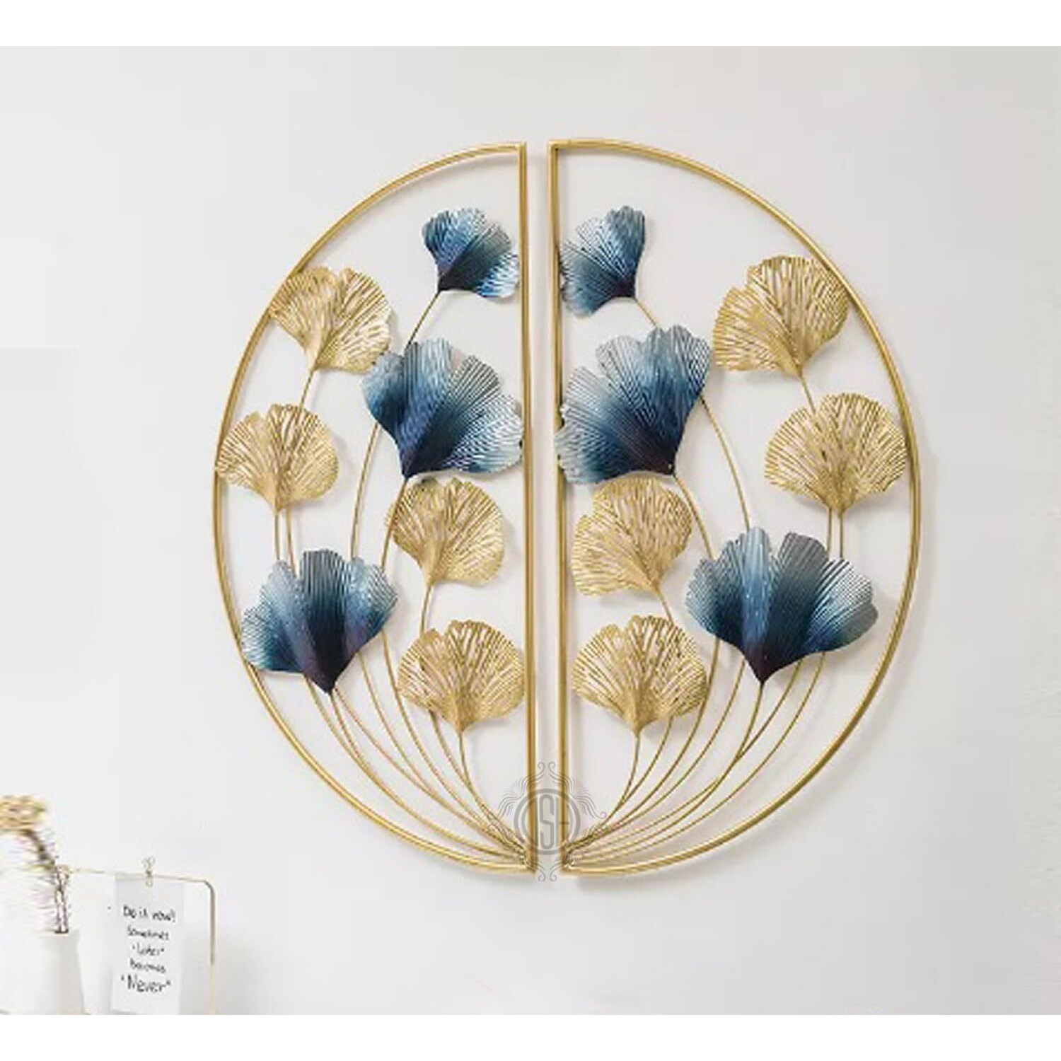 DSH CRAFTING YOUR CURIOSITY Metal Wall Art Wall Sculpture Wall Hanging Showpiece Perfect For Home, Hotel,Restaurant, living room Decoration. (09-D)