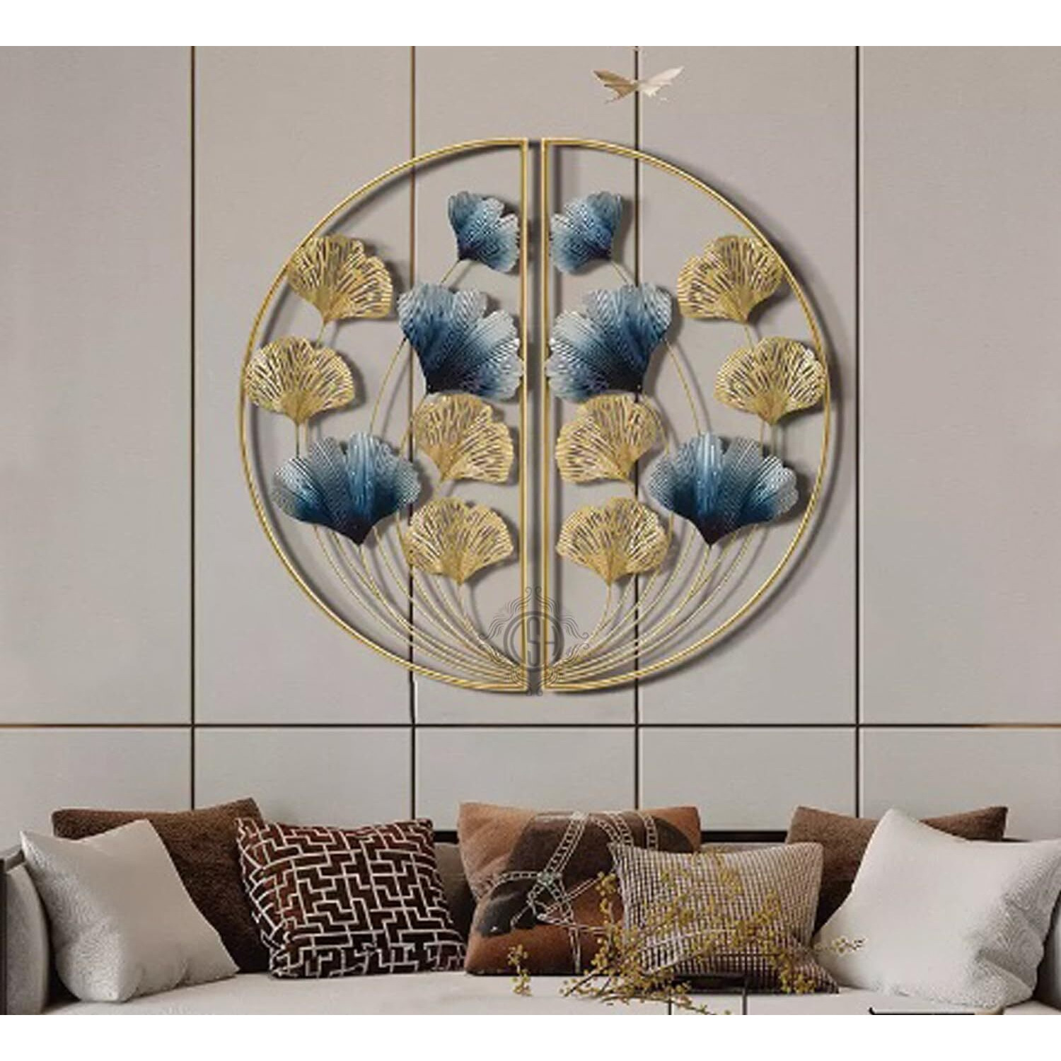 DSH CRAFTING YOUR CURIOSITY Metal Wall Art Wall Sculpture Wall Hanging Showpiece Perfect For Home, Hotel,Restaurant, living room Decoration. (09-D)