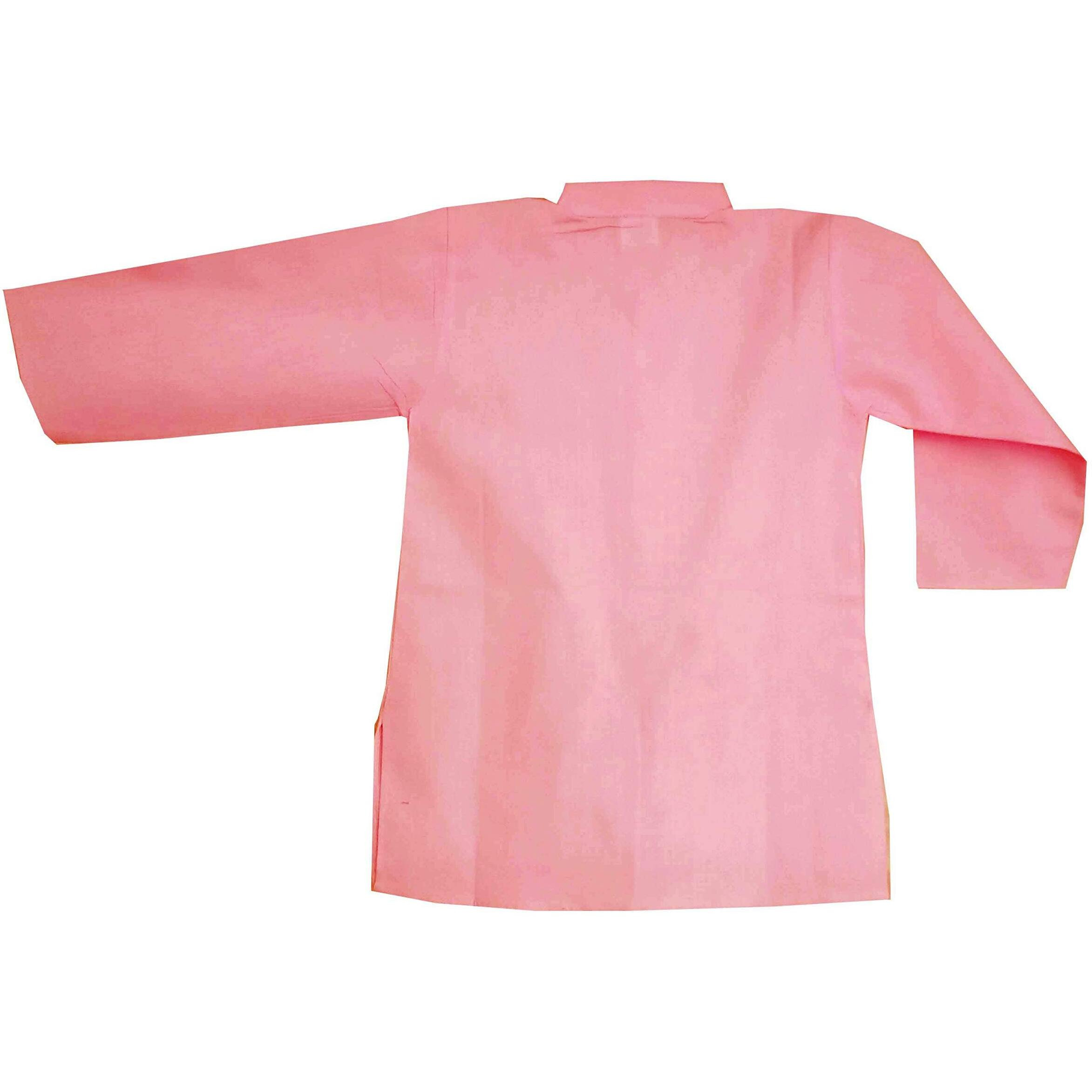 Shaishav Wears Ethnic Wear Kids 100% Cotton Kurta Pyjama Set for Baby Boys - Sea Green (12-18 Months, Pink)