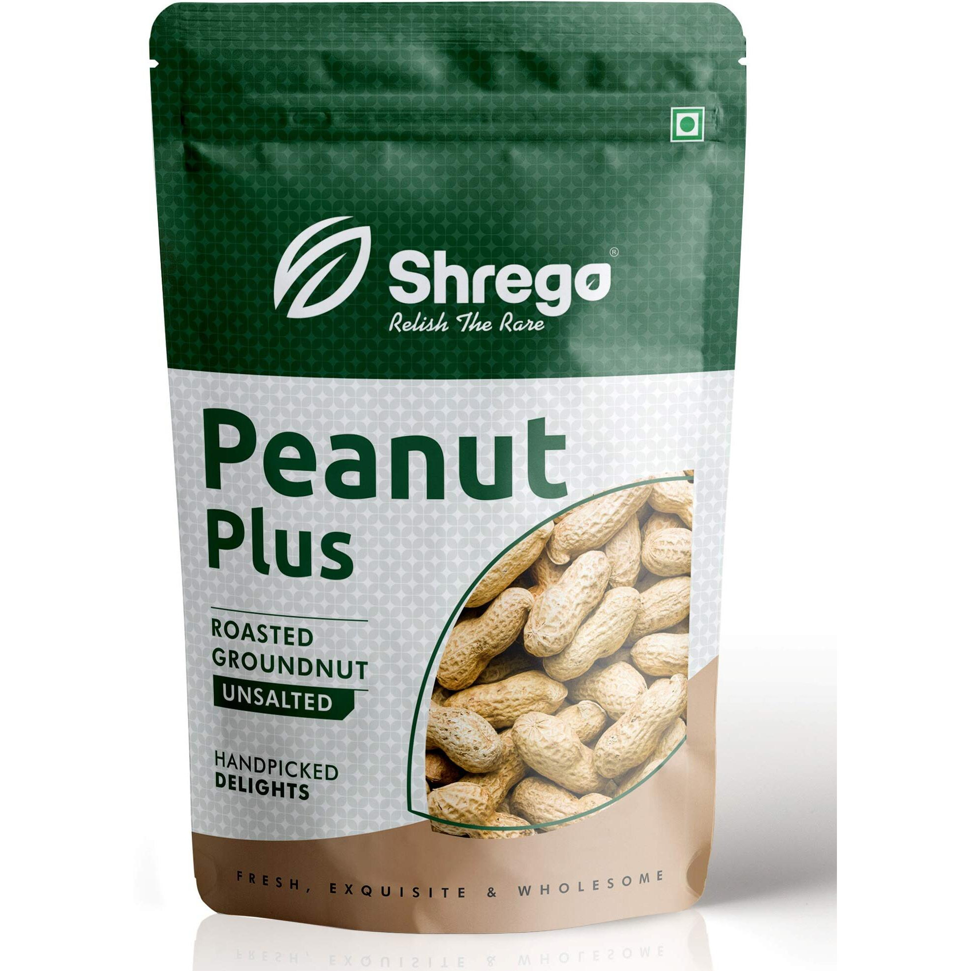 SHREGO Peanut Plus Roasted Groundnut Unsalted 375G