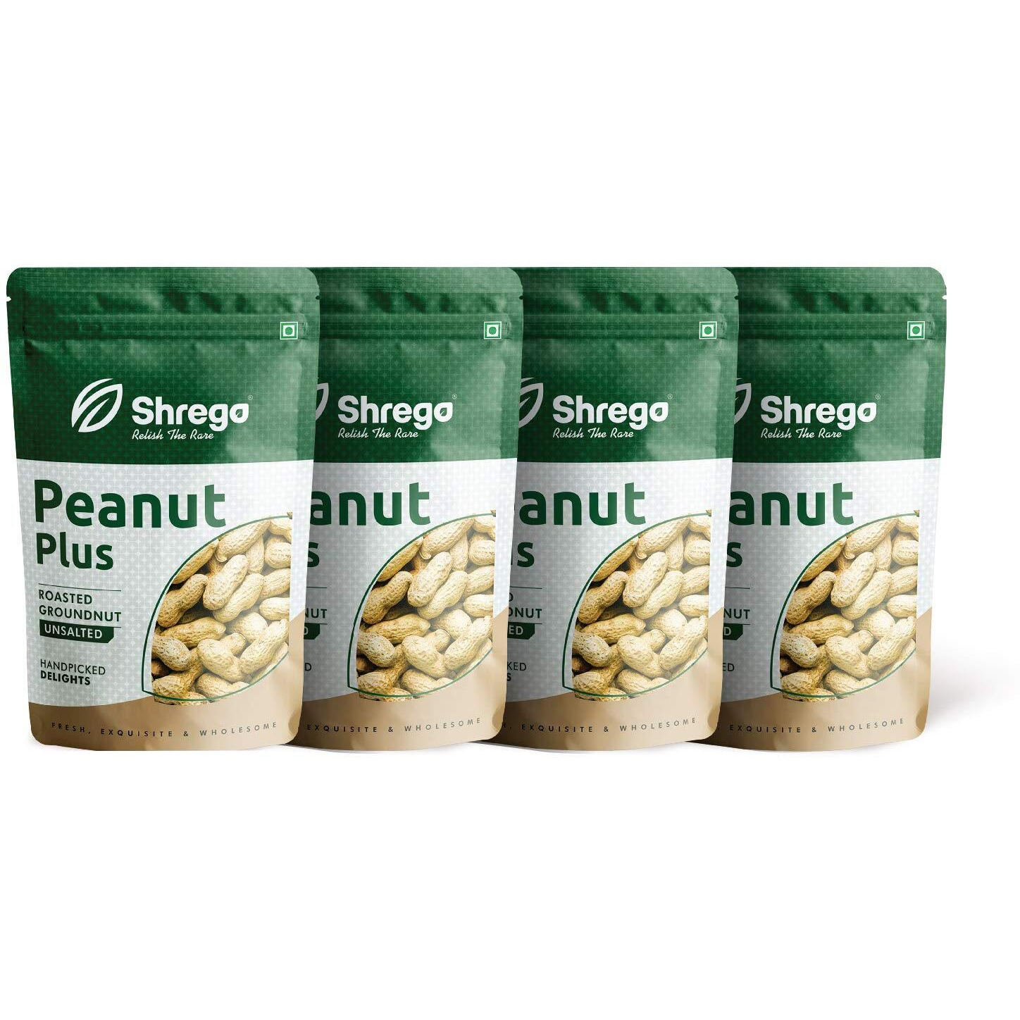 SHREGO Peanut Plus Roasted Groundnut Unsalted 1500G (4X375G)