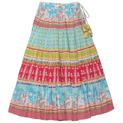 BIBA GIRL PRINTED RELAXED KID(KW4503_YELLOW_15)