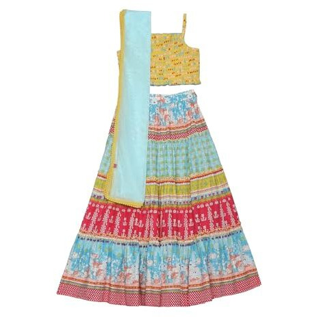 BIBA GIRL PRINTED RELAXED KID(KW4503_YELLOW_7)